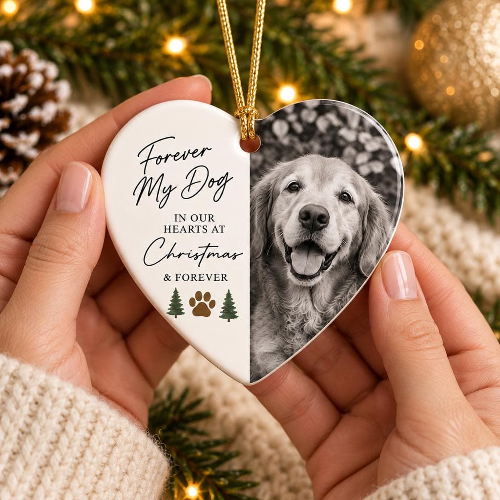 First Christmas Married Ornament, Personalized Ceramic Wedding Ornament, Custom Couple Names and Date, Newlywed Christmas Gift 2026 - image 3