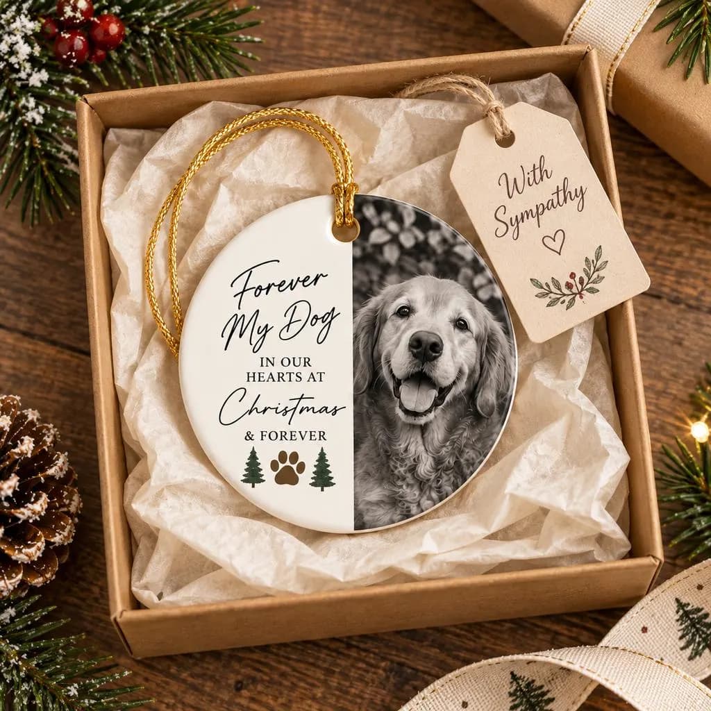 First Christmas Married Ornament, Personalized Ceramic Wedding Ornament, Custom Couple Names and Date, Newlywed Christmas Gift 2026 - image 5