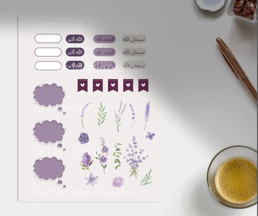 Single sticker sheet