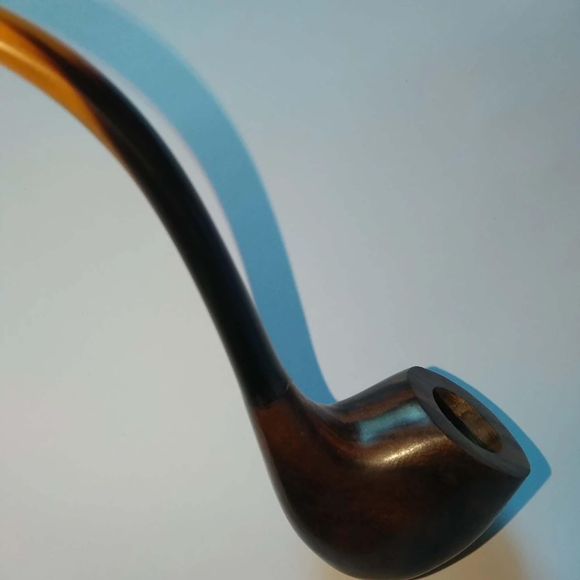 Tobacco pipe made of horn and rosewood - image 4