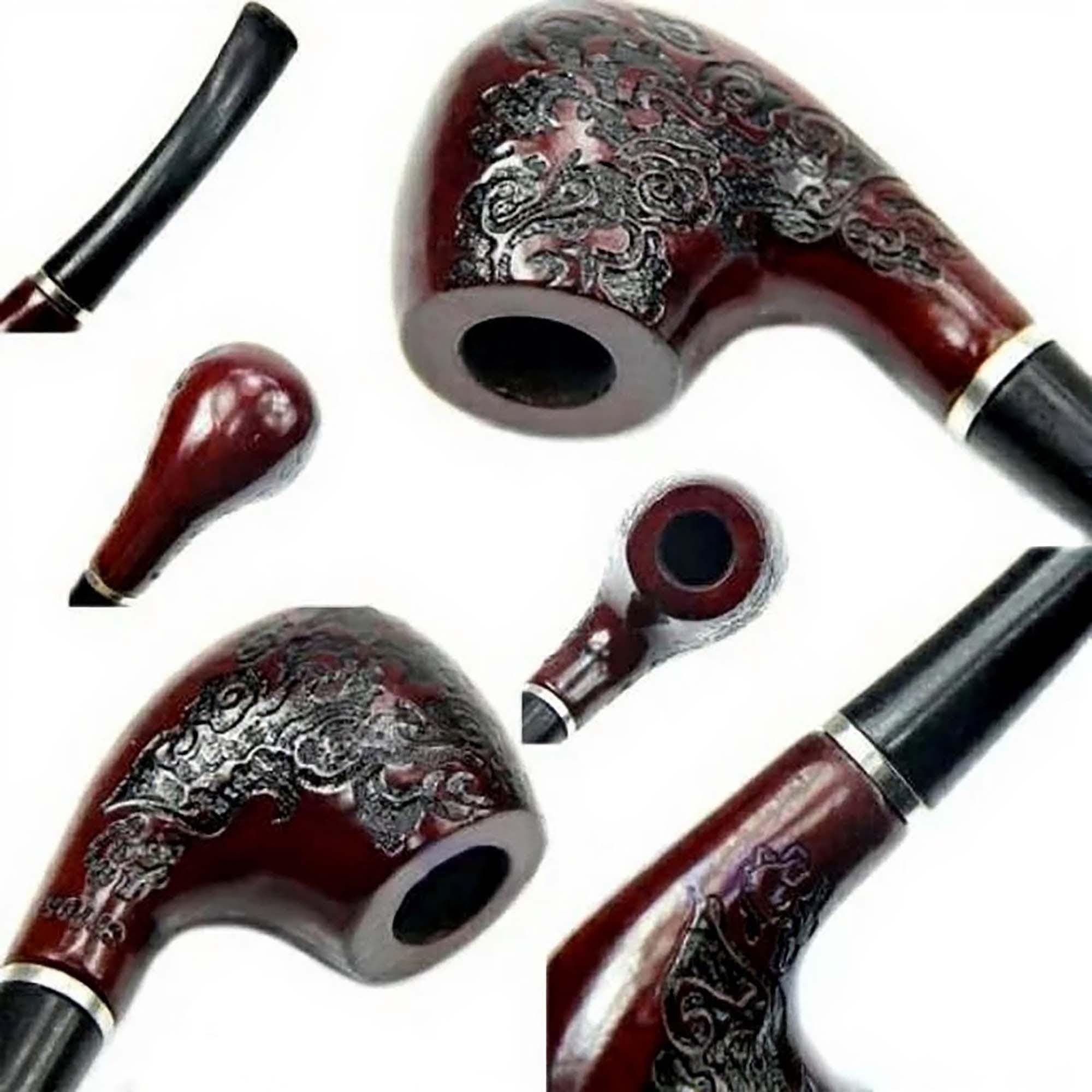 Good Quality 8PHA Pipe Durable Wooden Carved Cangklong - image 4