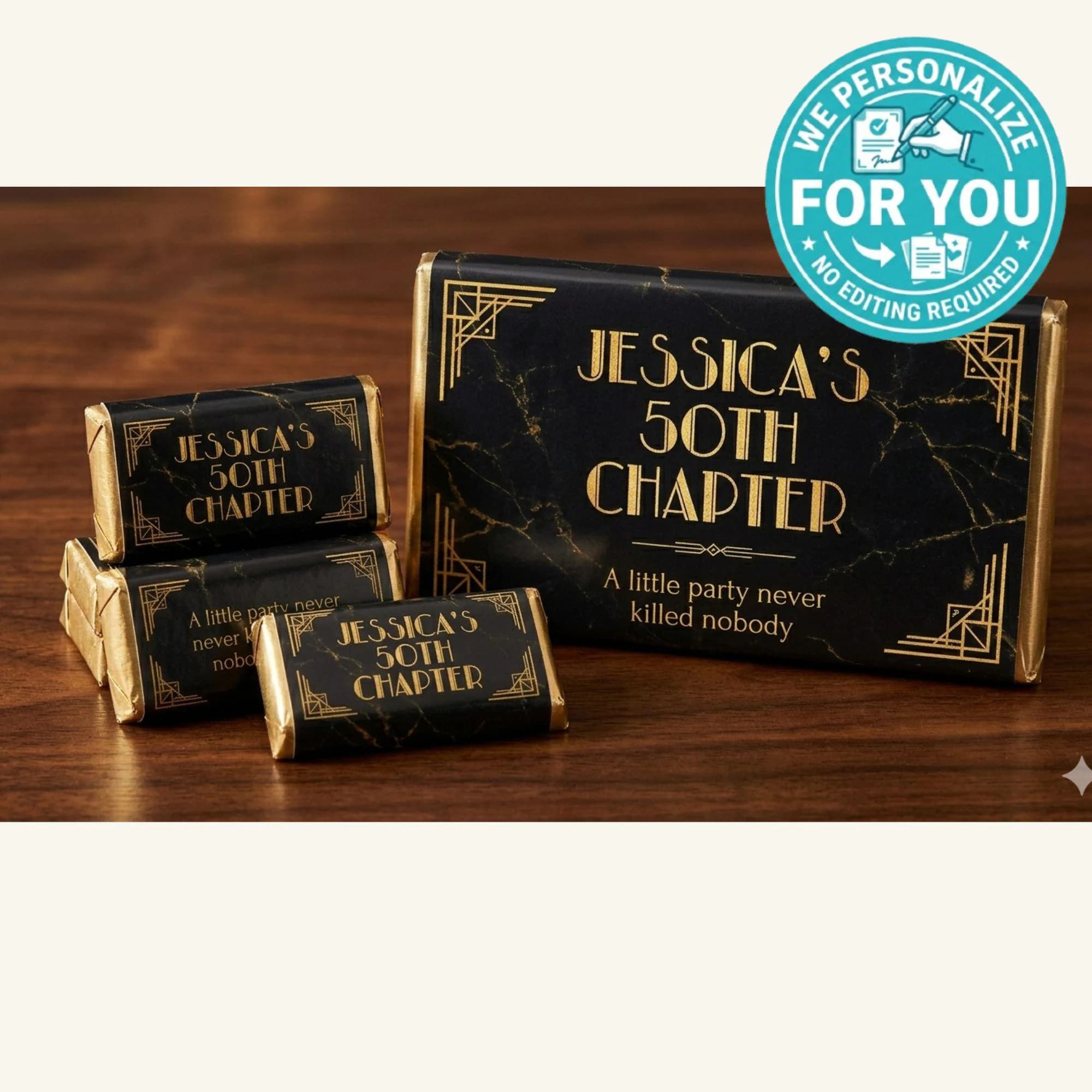 Gatsby Chocolate Bar Wrapper