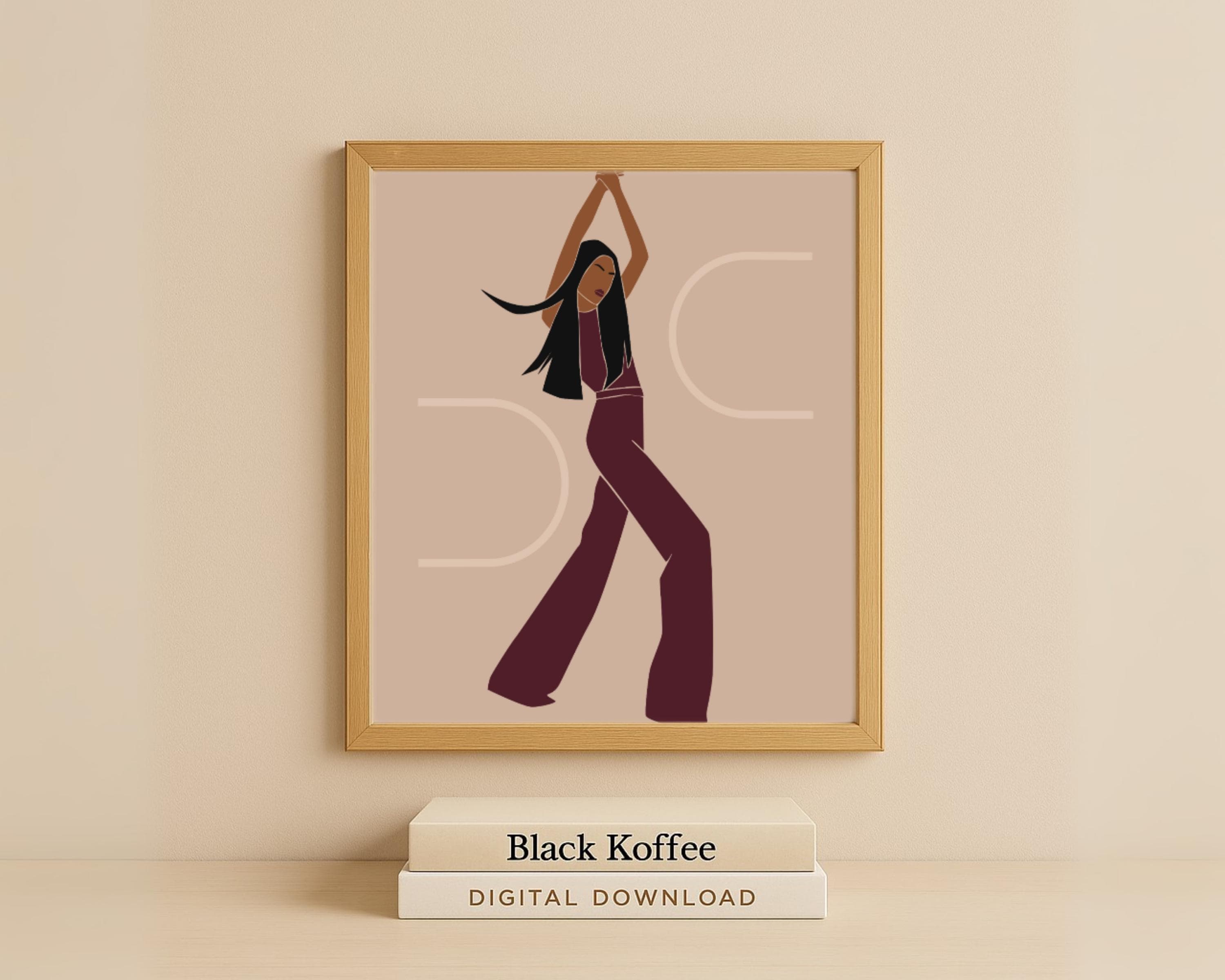 The Style Edit – Wine Walk | Fashion Digital Wall Art Download | A3 A4 Printable + Free Phone Wallpaper
