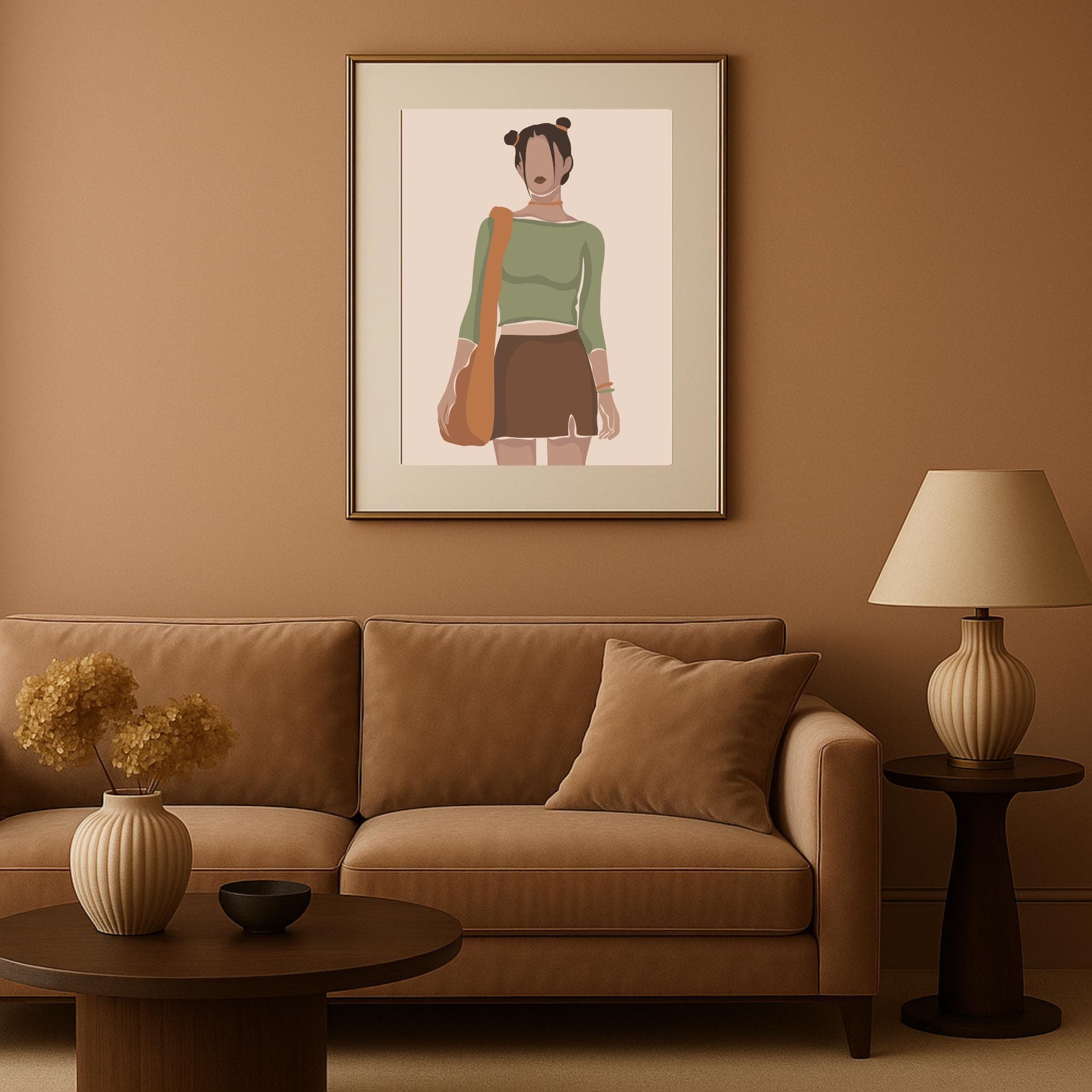 A3 Physical Wall Art Print | 90s 2000s Y2K Fashion Poster | Girly Aesthetic Wall Decor | Minimalist Boho Chic Dressing Room Art - image 3