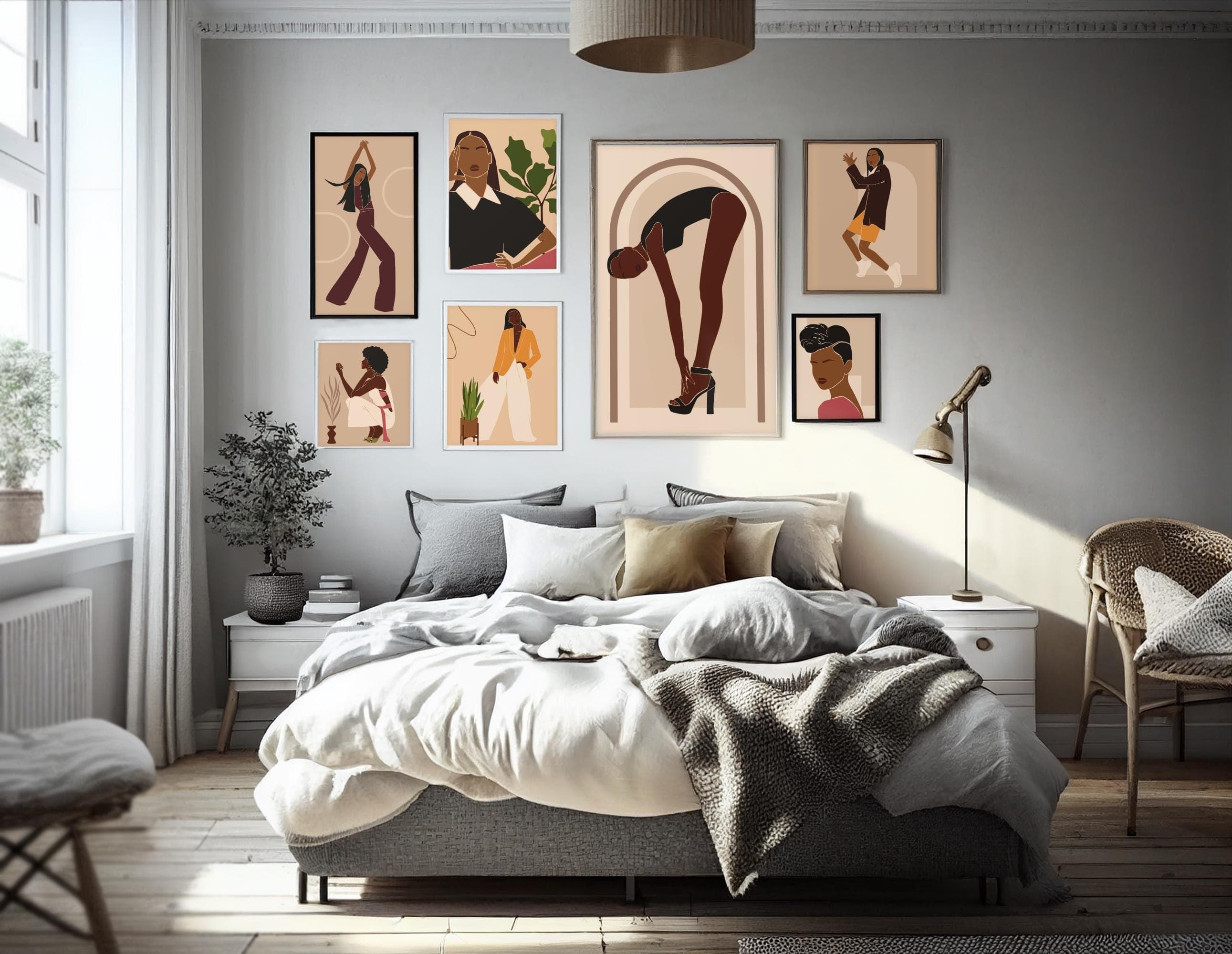 The Style Edit – Wine Walk | Fashion Digital Wall Art Download | A3 A4 Printable + Free Phone Wallpaper - image 5