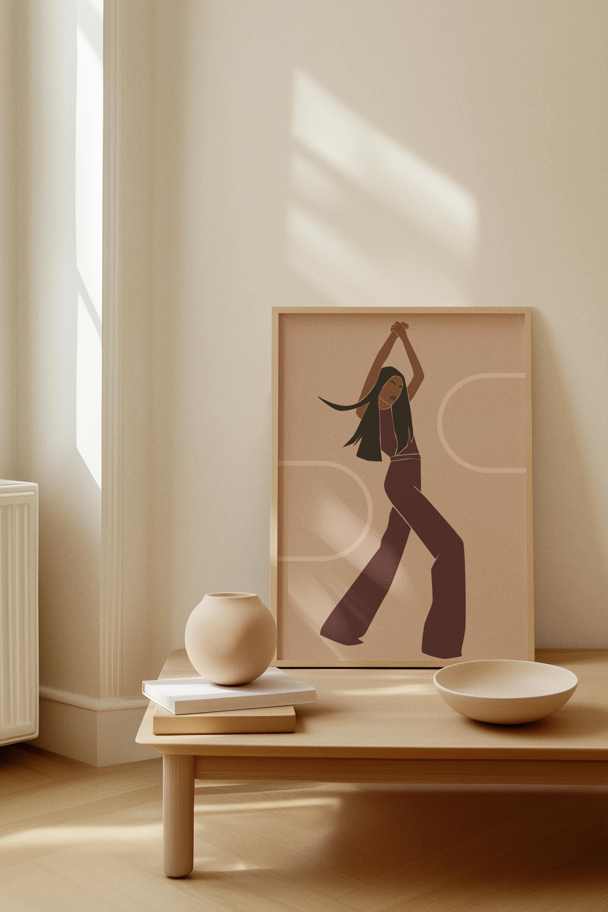 The Style Edit – Wine Walk | Fashion Digital Wall Art Download | A3 A4 Printable + Free Phone Wallpaper - image 4