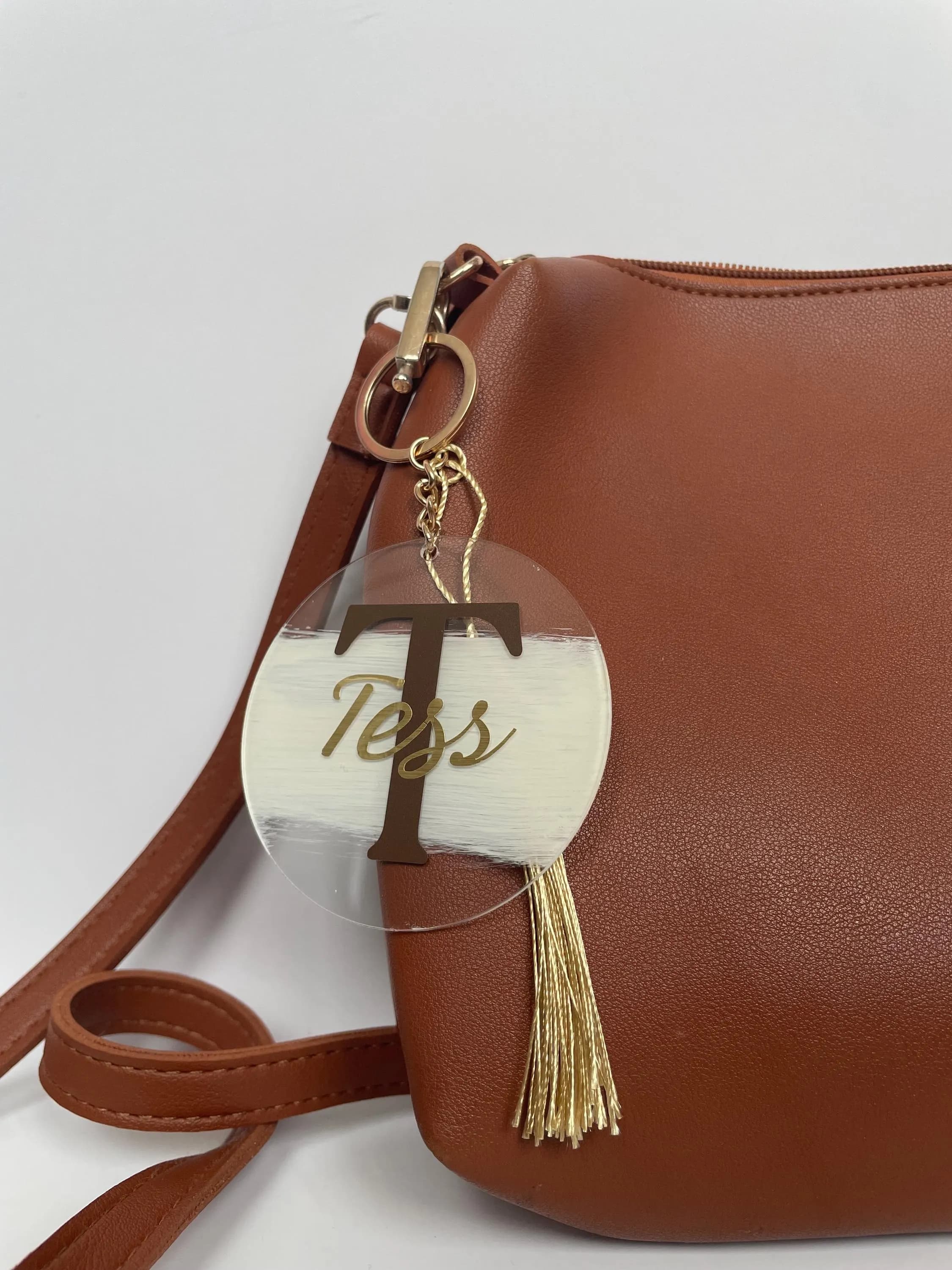 Personalized Acrylic Keychain with Initial & Tassel - Ramadan Eid Favor - image 4