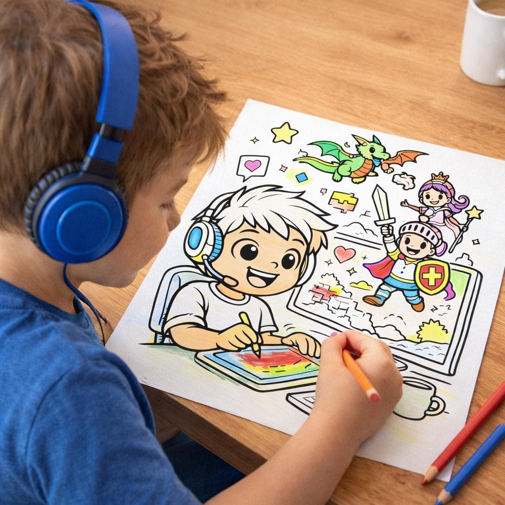 Modern Heroes Coloring Book, Future Jobs, 40 Pages (Digital Download, Commercial Use) - image 3