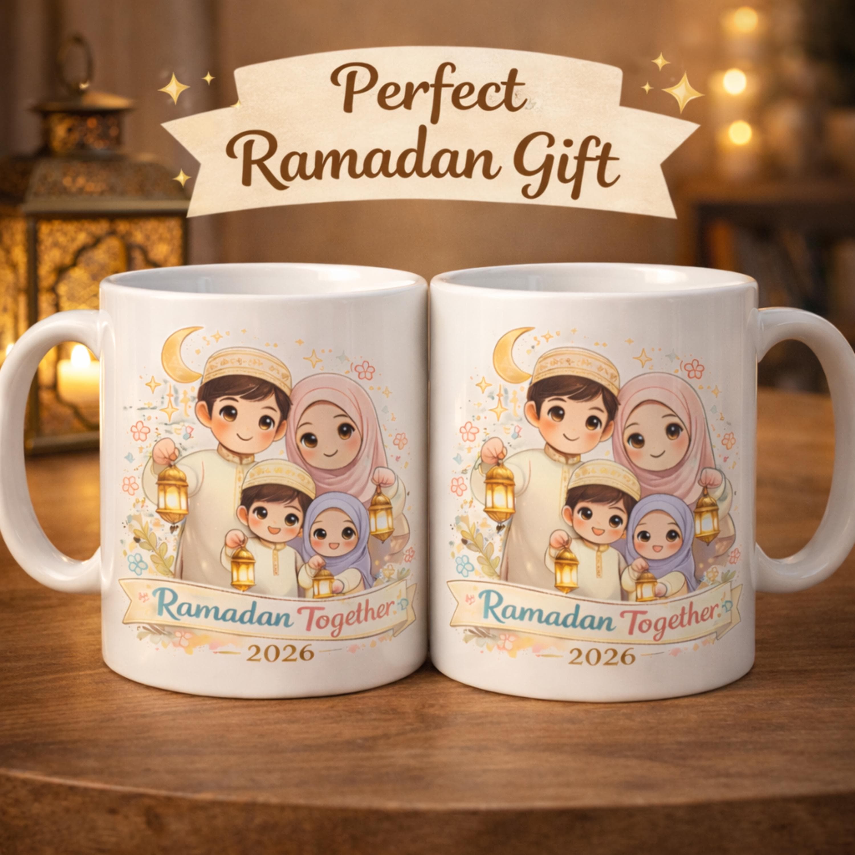 Ramadan Family Matching PNG Bundle – 25 Transparent Designs, Commercial Use - image 4