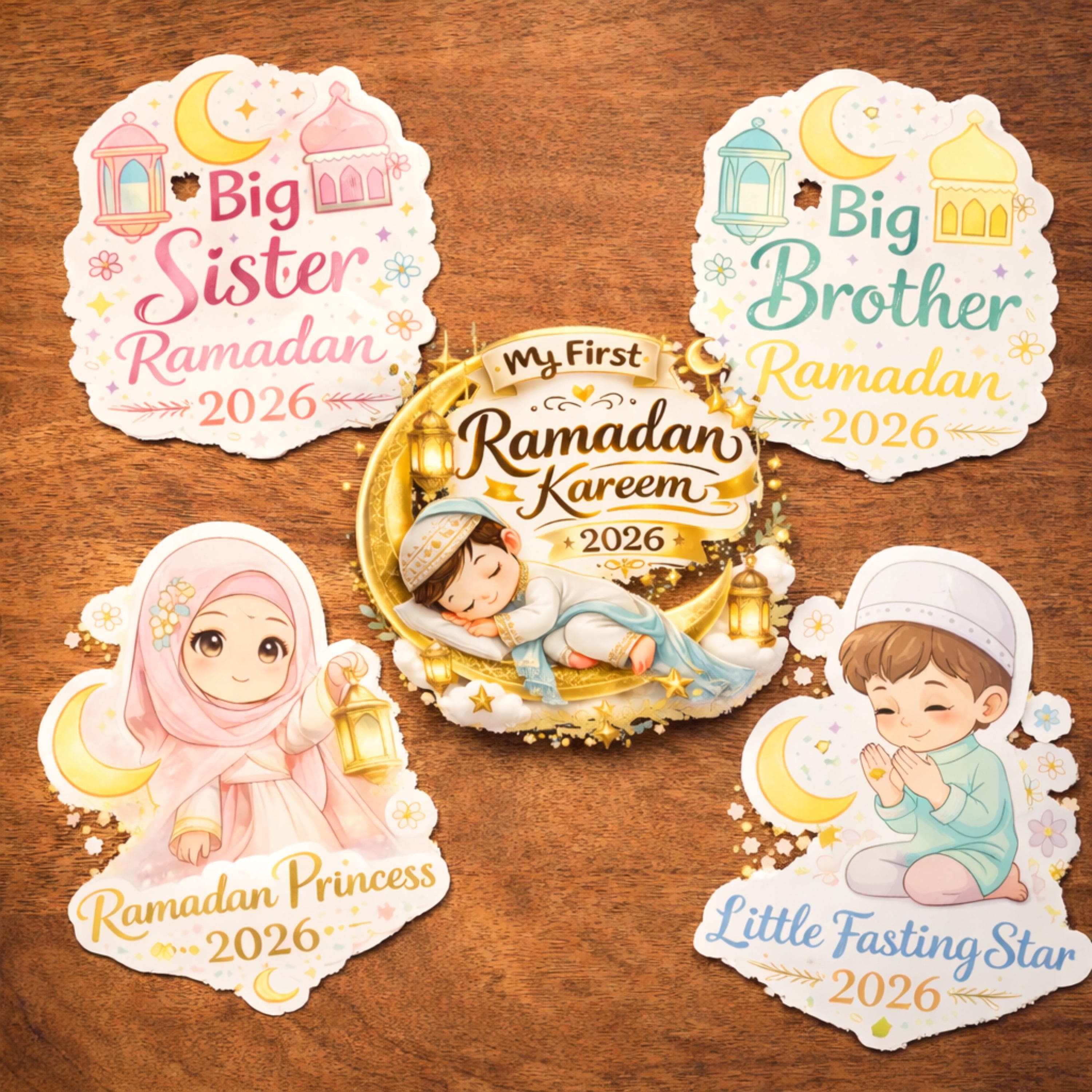 Ramadan Family Matching PNG Bundle – 25 Transparent Designs, Commercial Use - image 5