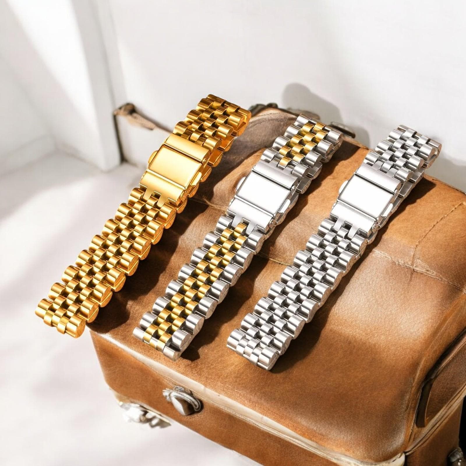 Vnox Heavy Stainless Steel Bracelet | Chunky Watch Band Style - image 3