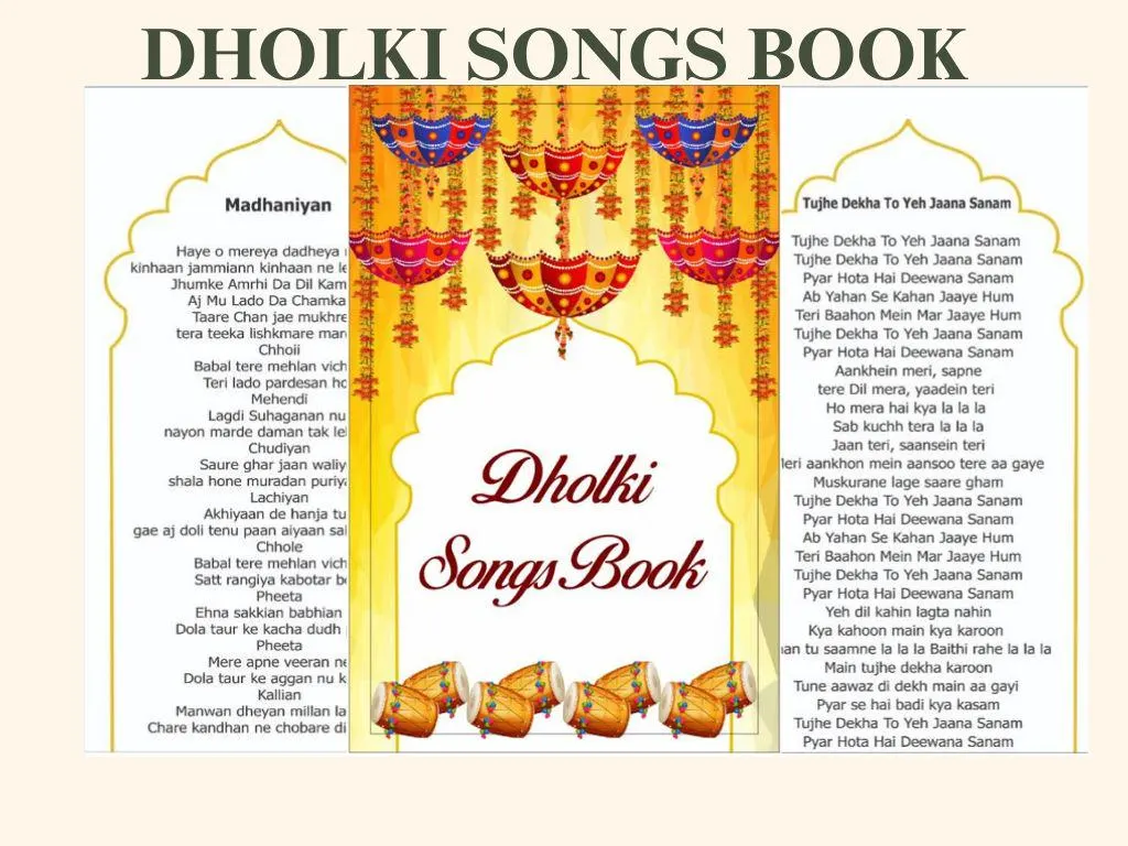 Mehndi Song Book - Pakistani Indian Wedding Songs - image 3