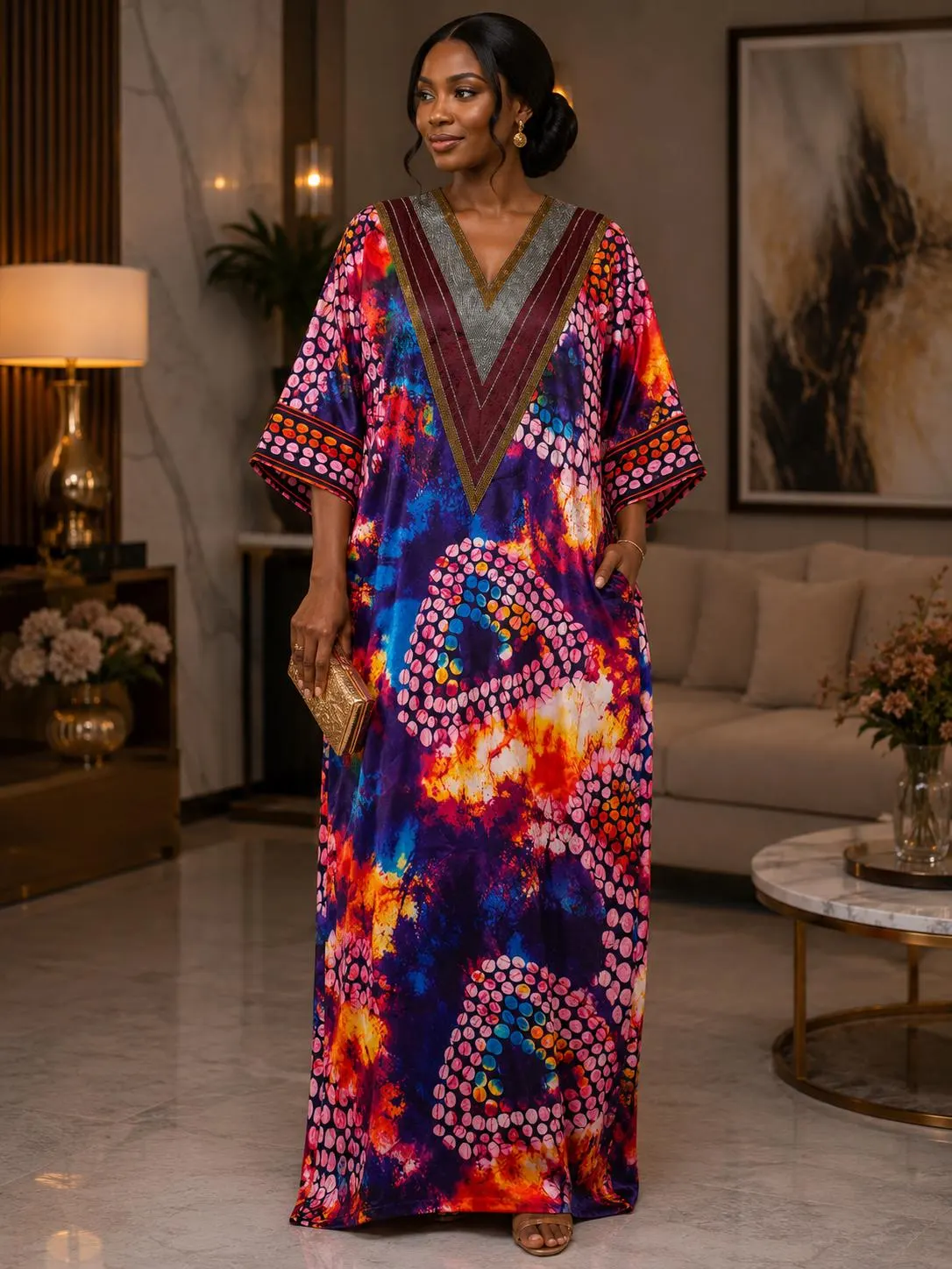 African boubou dress