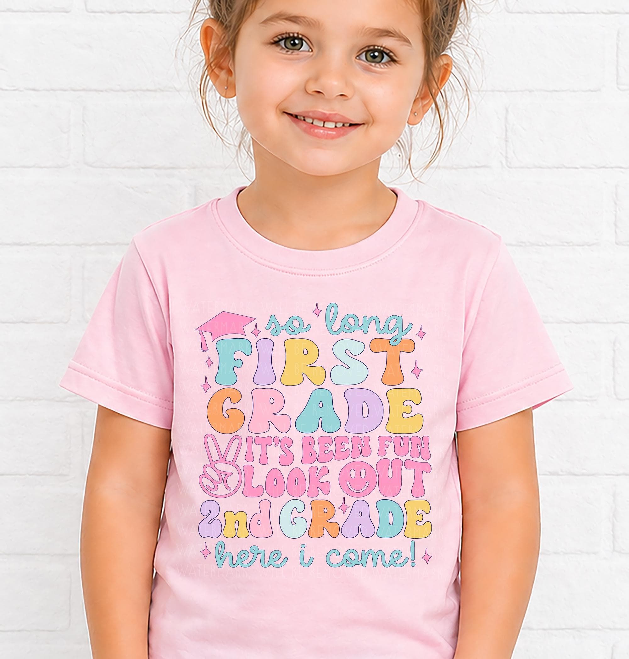 So Long First Grade Shirt Last Day Of 1st Grade Graduation Shirt Hello 2nd Grade Shirt Girls Tee Back To School Shirt Gift Kids Tee - image 3