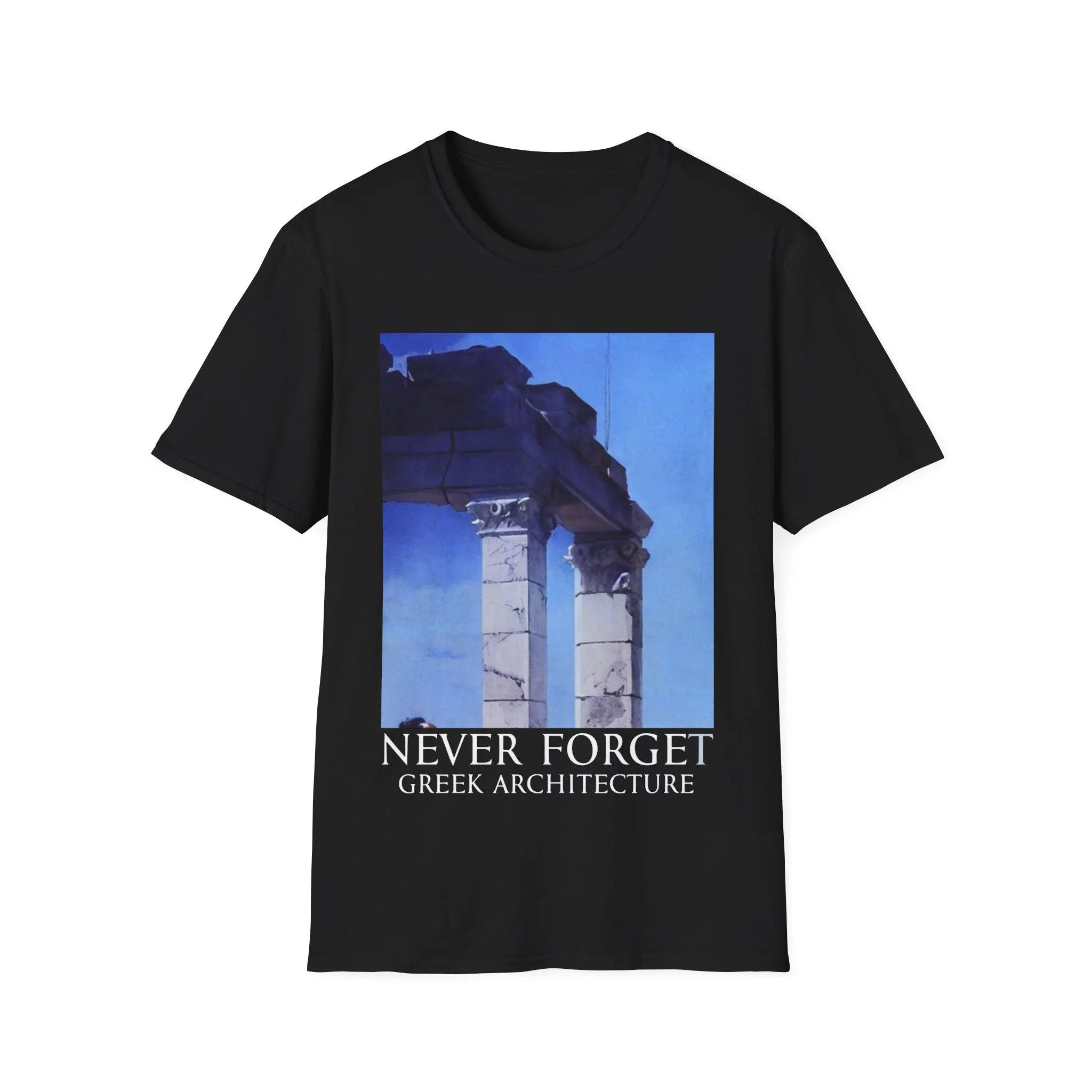 Never Forget Greek Architecture Shirt