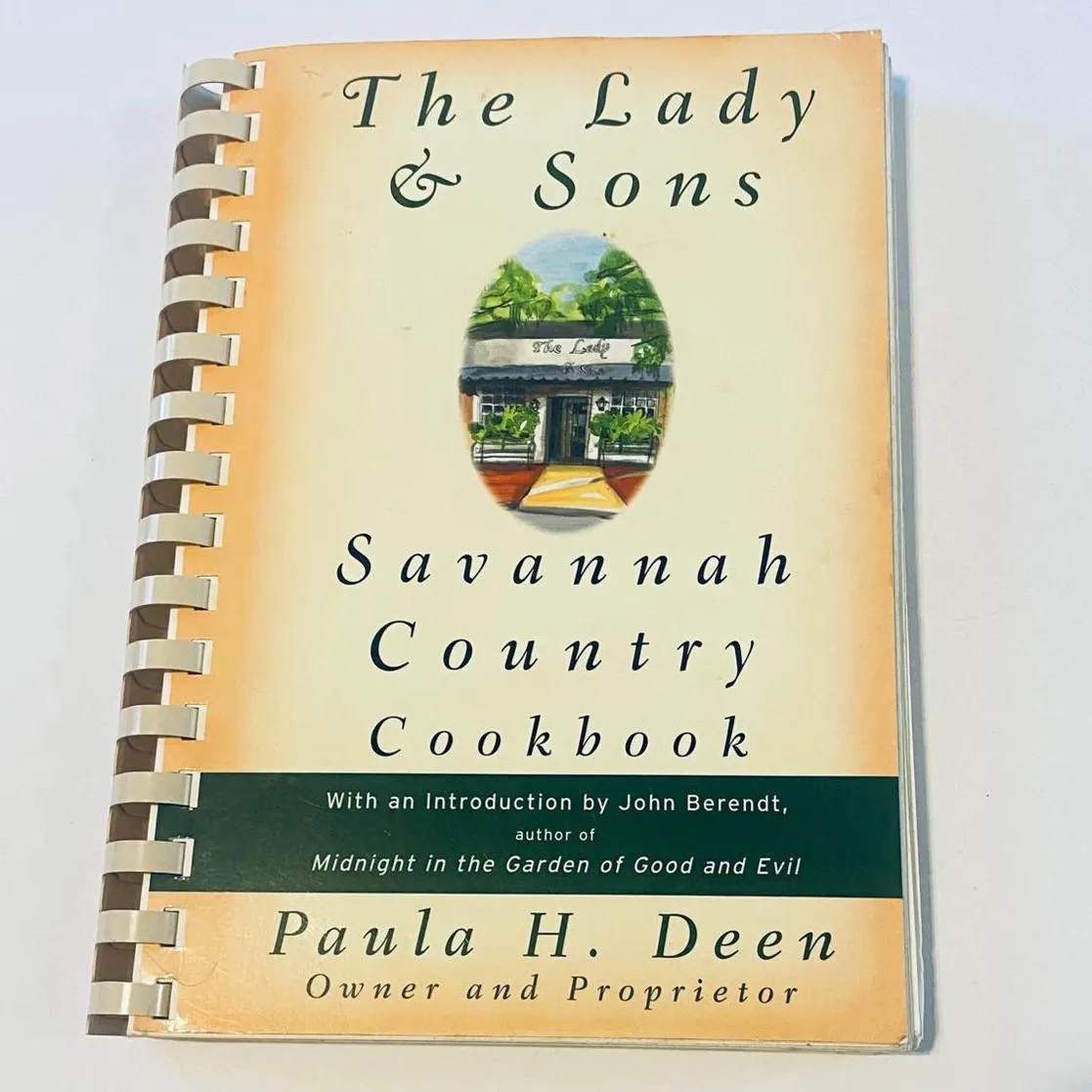 Paula Deen Cookbook, The Lady & Sons Savannah Country Cookbook, 1990s, Southern