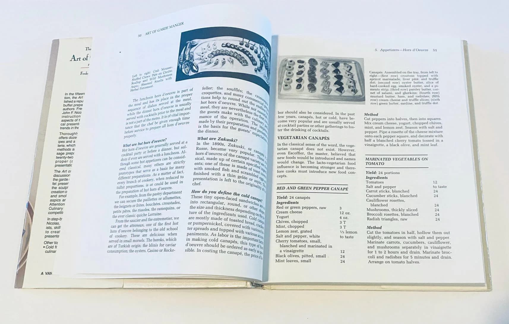 Art of Garde Manger Cookbook, Professional Chef, Fourth Edition, by Sonnenschmidt and Nicolas, Recipes, Buffet - image 4