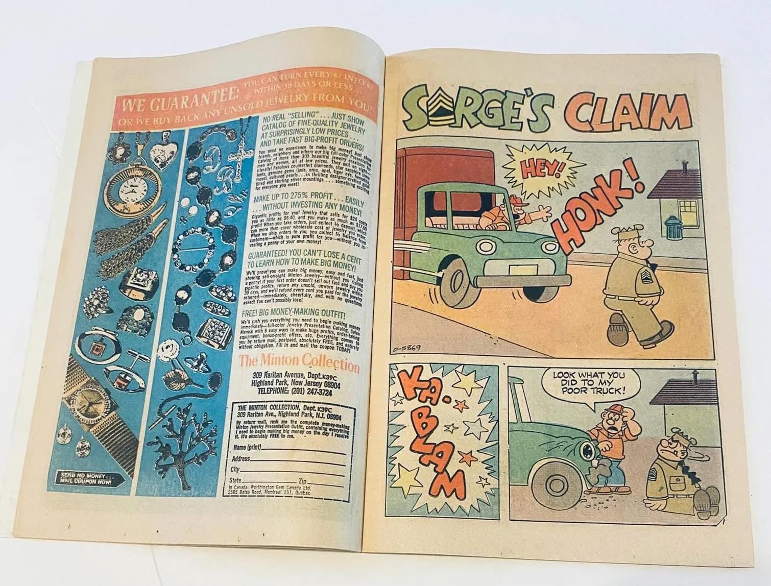 Beetle Bailey Comic Book, Sarge Snorkel, Vol 2 No 4, 1970s, Charlton Comics - image 4