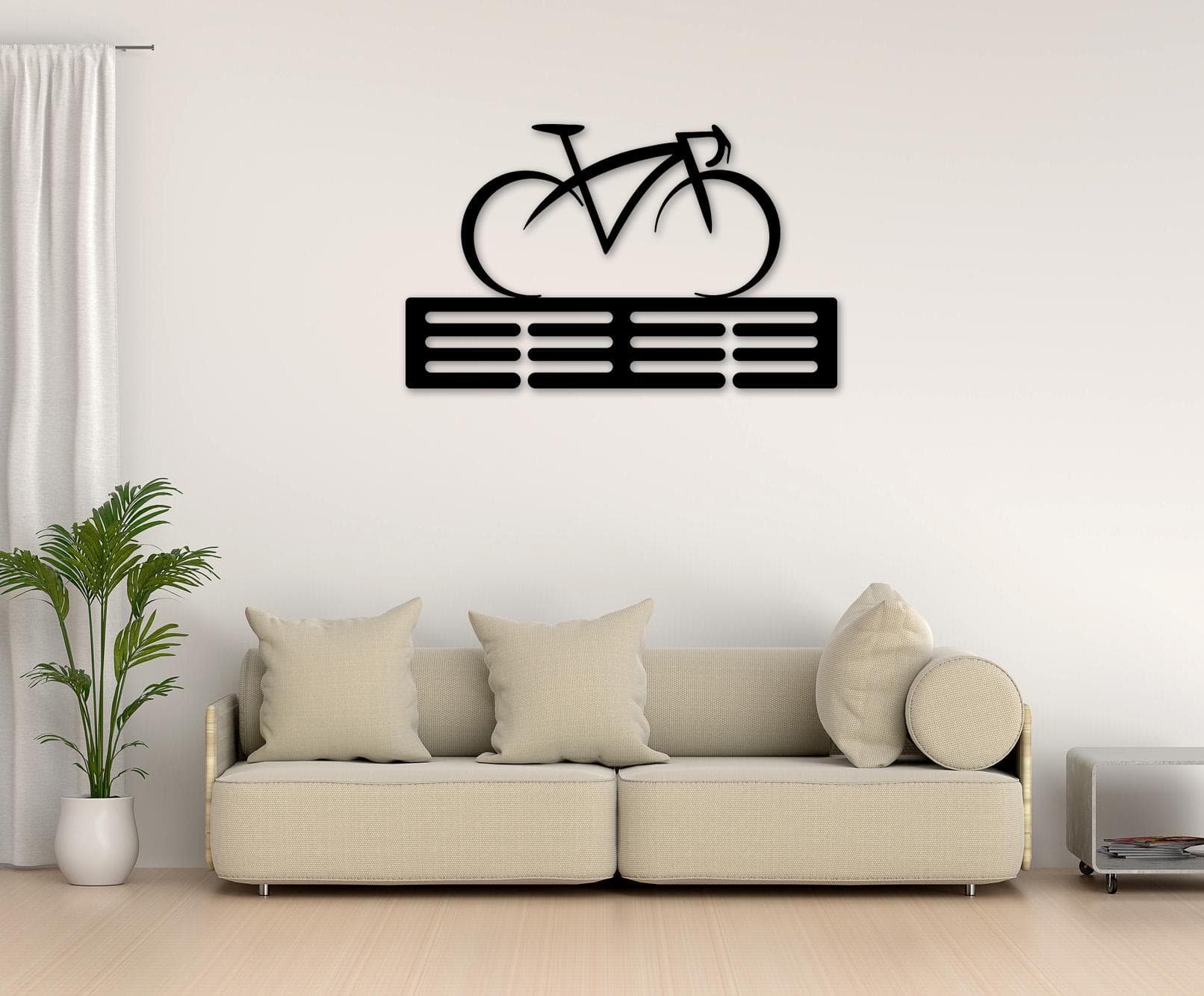 Race Bike Medal Hanger Svg Png Dxf, Bicycle Metal Art, Digital Download. - image 3