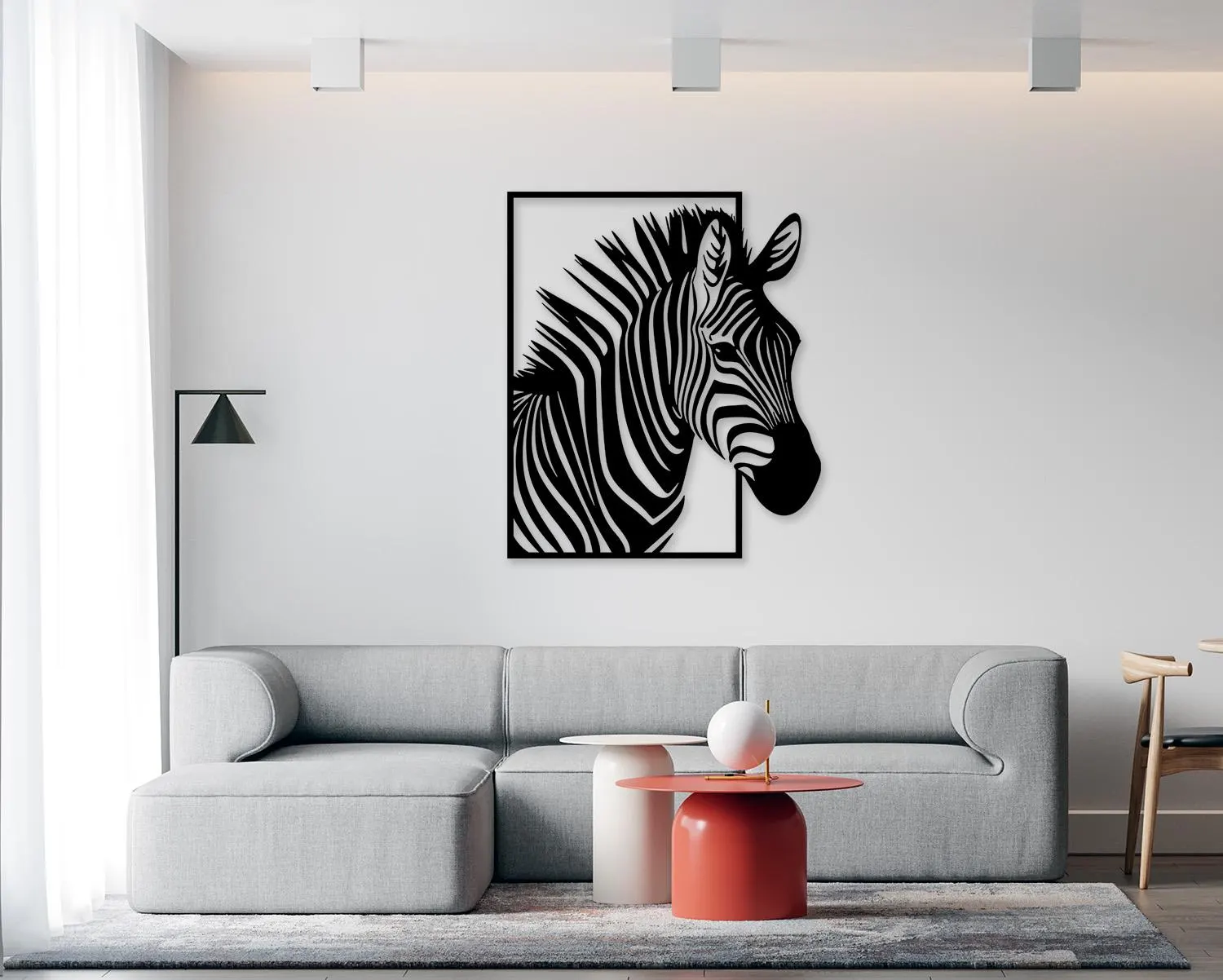 Zebra Head Svg Png Dxf, Zebra Metal Art, Digital Download. - image 3