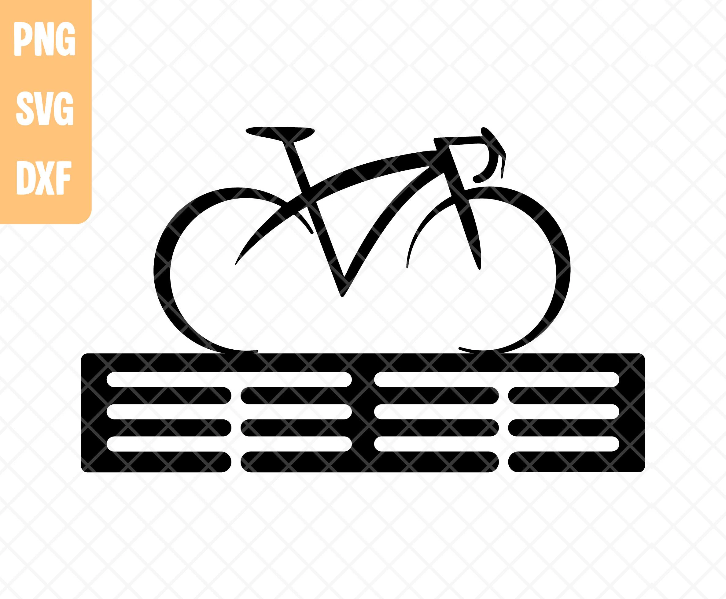 Race Bike Medal Hanger Svg Png Dxf, Bicycle Metal Art, Digital Download. - image 5