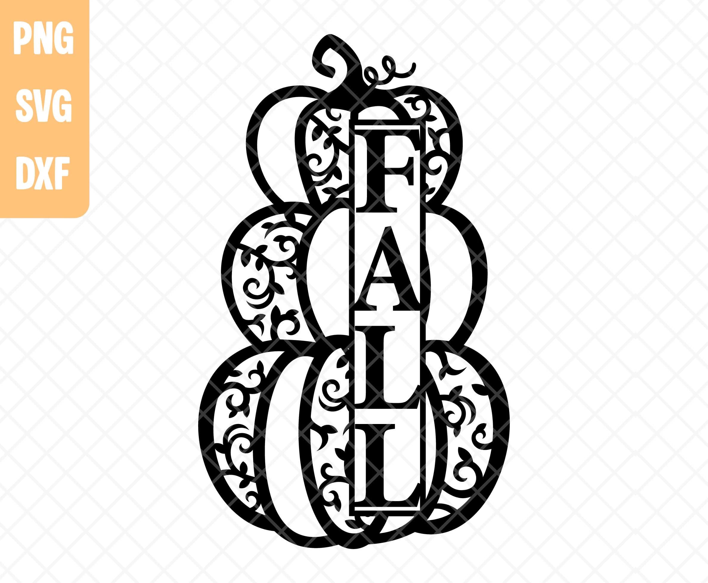 Pumpkin Fall Svg Png Dxf, Halloween Decor, Digital Download. - image 4