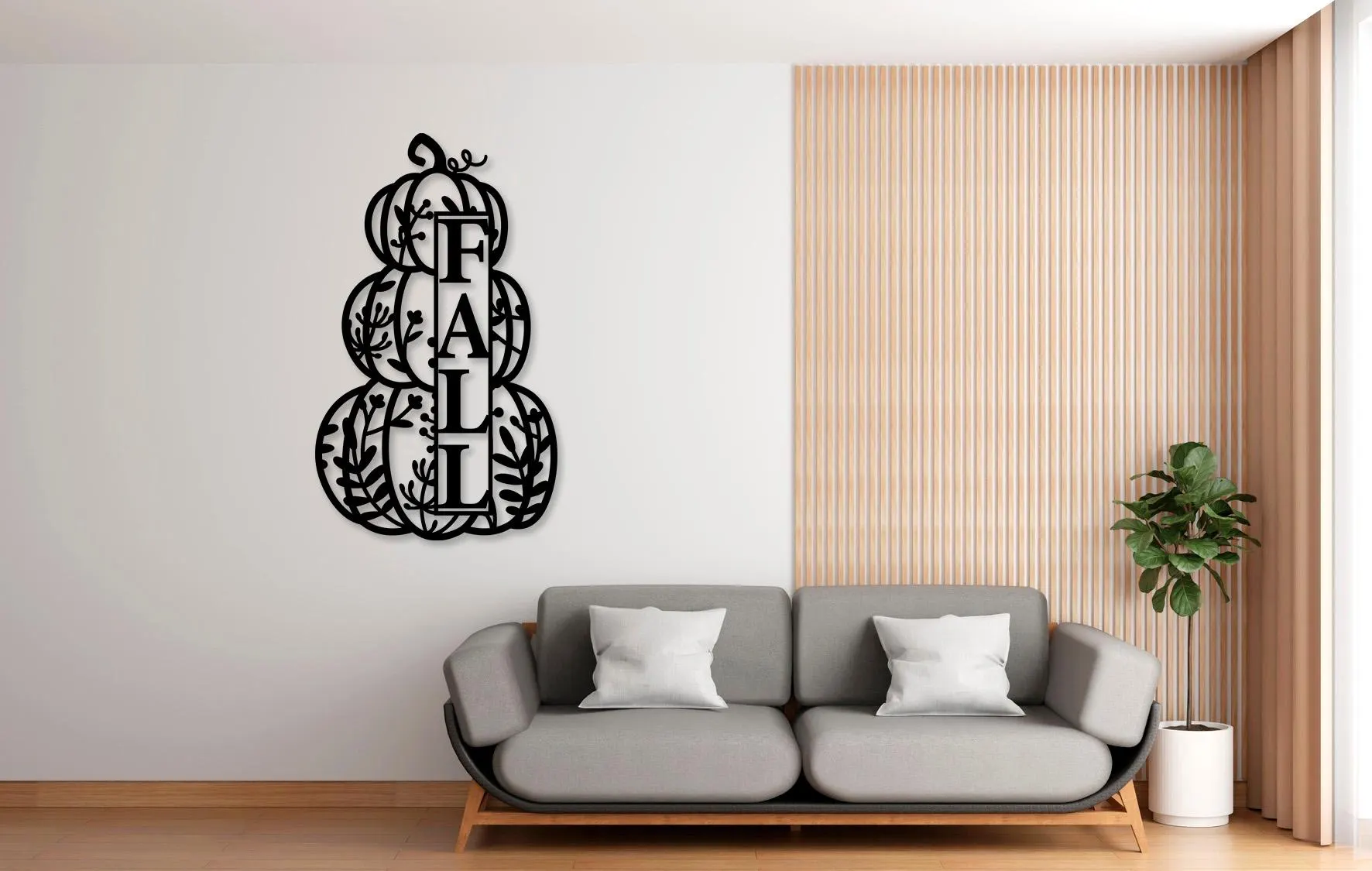 Pumpkin Fall Svg Png Dxf, Halloween Wall Art, Digital Download. - image 3