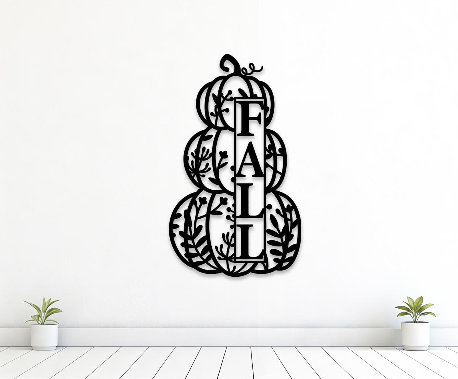 Pumpkin Fall Svg Png Dxf, Halloween Wall Art, Digital Download.