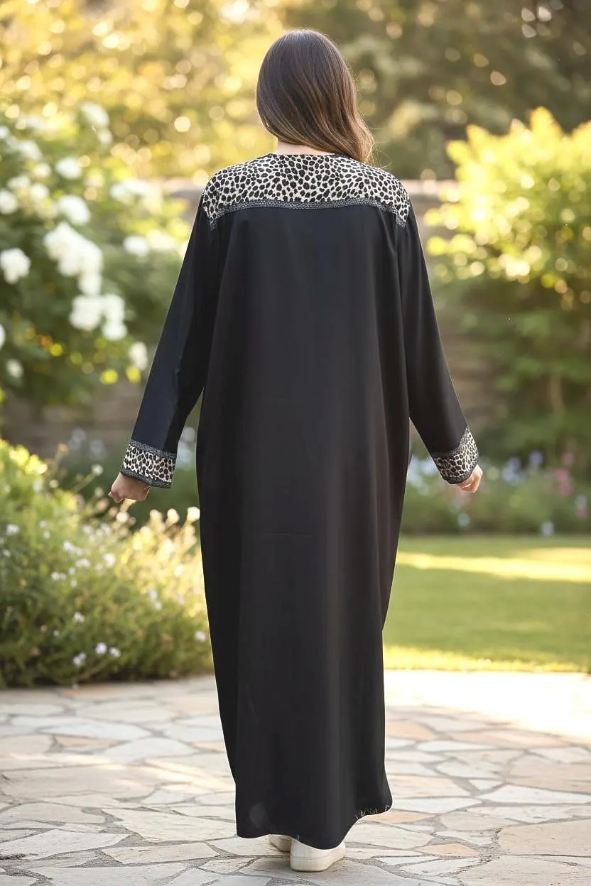 Black Abaya Artizana Style - image 2