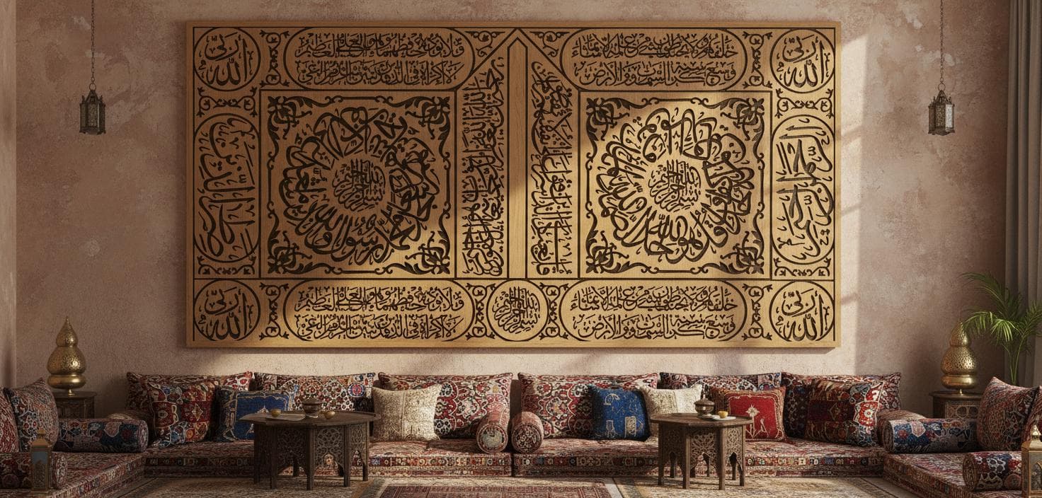 Islamic Calligraphy Wall Art: Arabic Quran Design (SVG, PNG, JPEG Digital Download - image 3