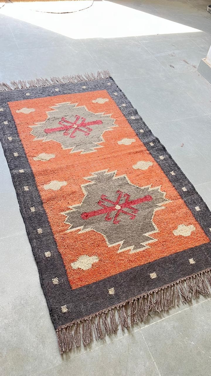 boho stair runner, tribal rug, staircase carpet, southwestern rug, hallway runner, geometric runner, farmhouse stair rug, custom stair rug, - image 5