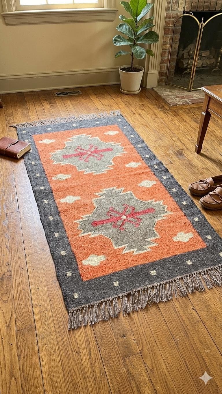 boho stair runner, tribal rug, staircase carpet, southwestern rug, hallway runner, geometric runner, farmhouse stair rug, custom stair rug,