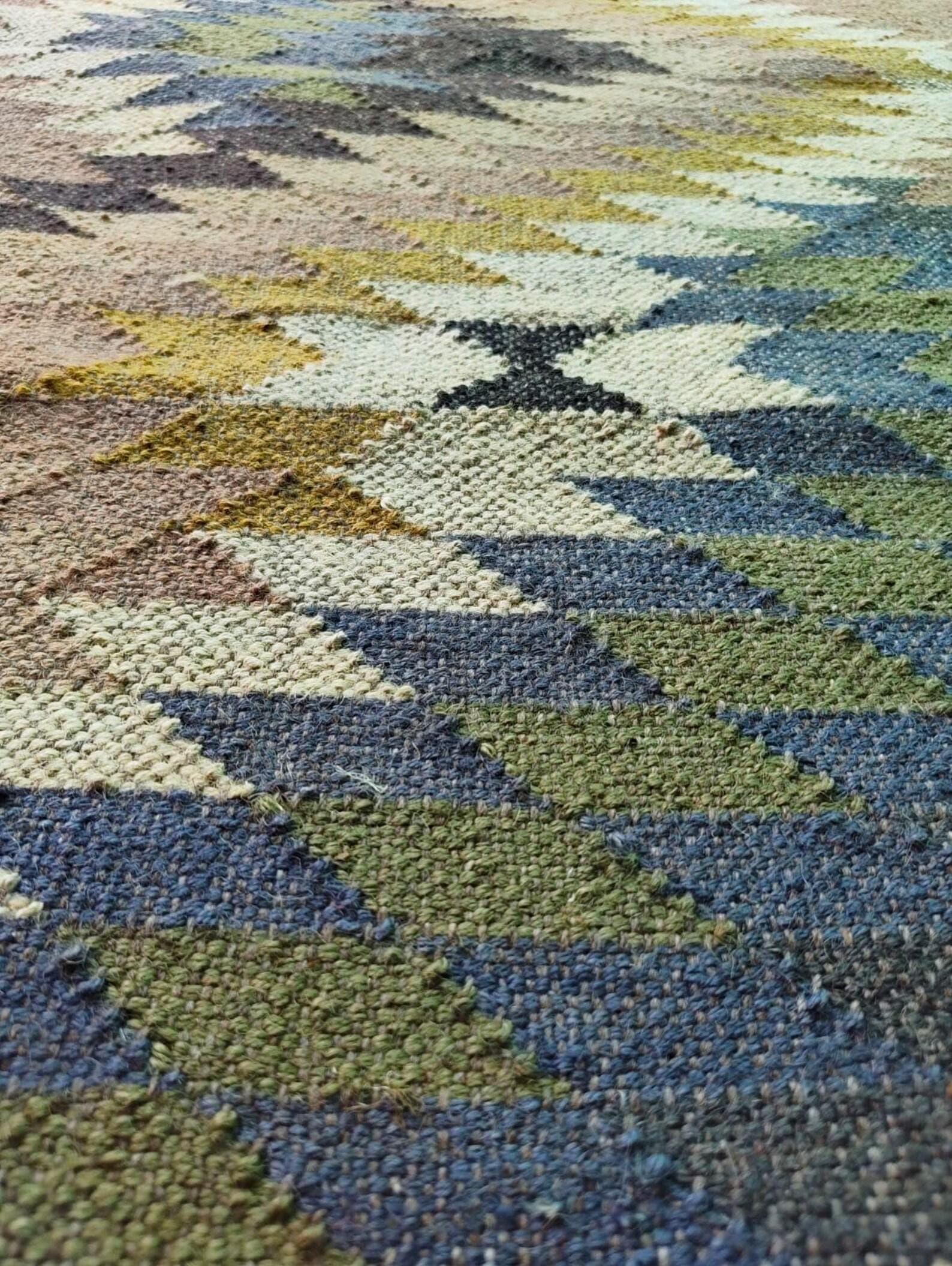 Southwestern Kilim Hallway Runner, Handwoven Wool Jute Runner Rug, Tribal Geometric Boho Runner, Farmhouse Corridor Rug, Rustic  Entryway - image 5