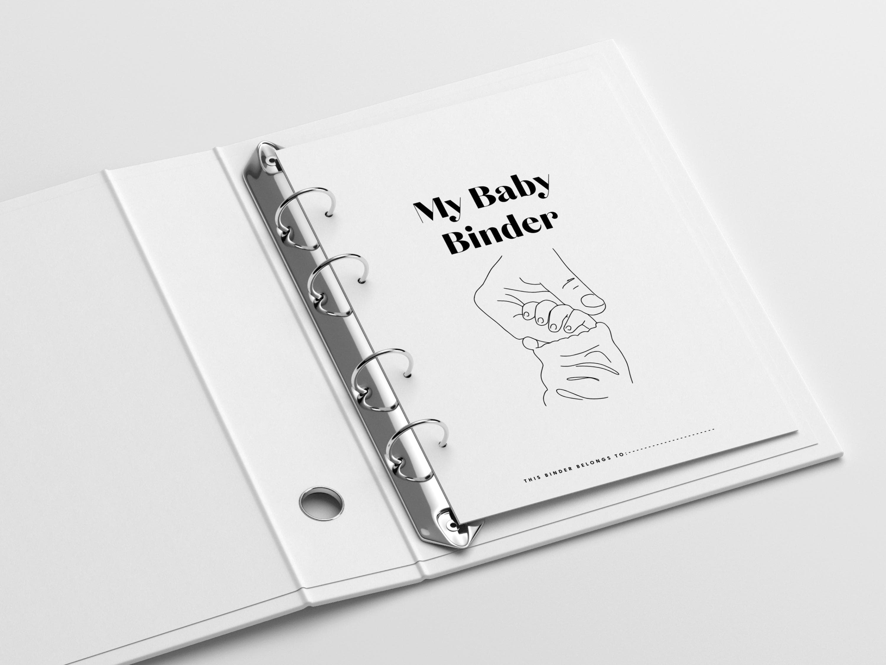 Baby Journal undated planner Printable | Baby Planner and Organizer | Newborn Checklist | Feeding and Sleep Log | Baby Milestones | A4, US - image 2