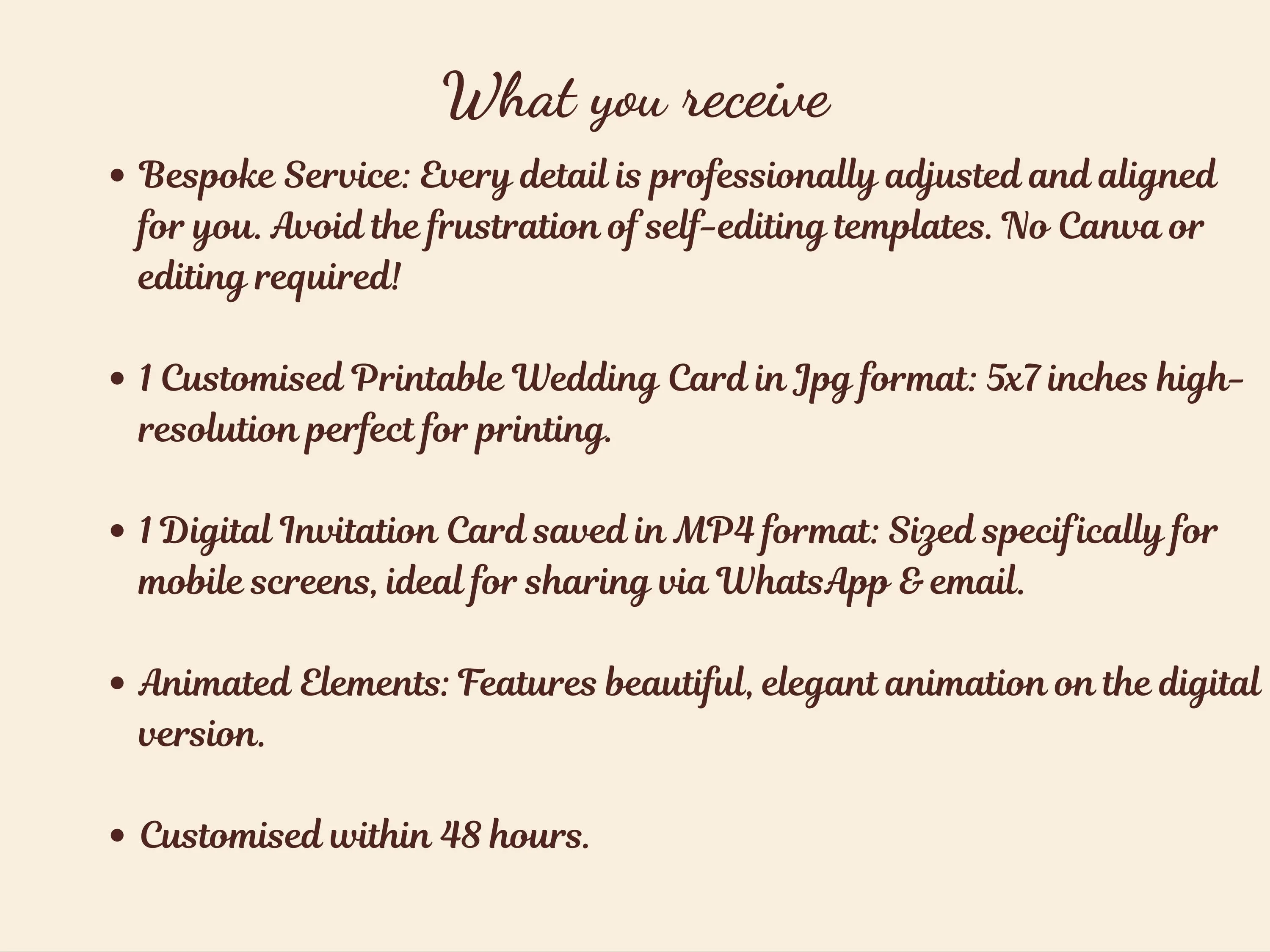 Personalized Muslim Wedding invitation | Islamic Nikkah Walima Customized Digital Card | We Edit For You - image 3