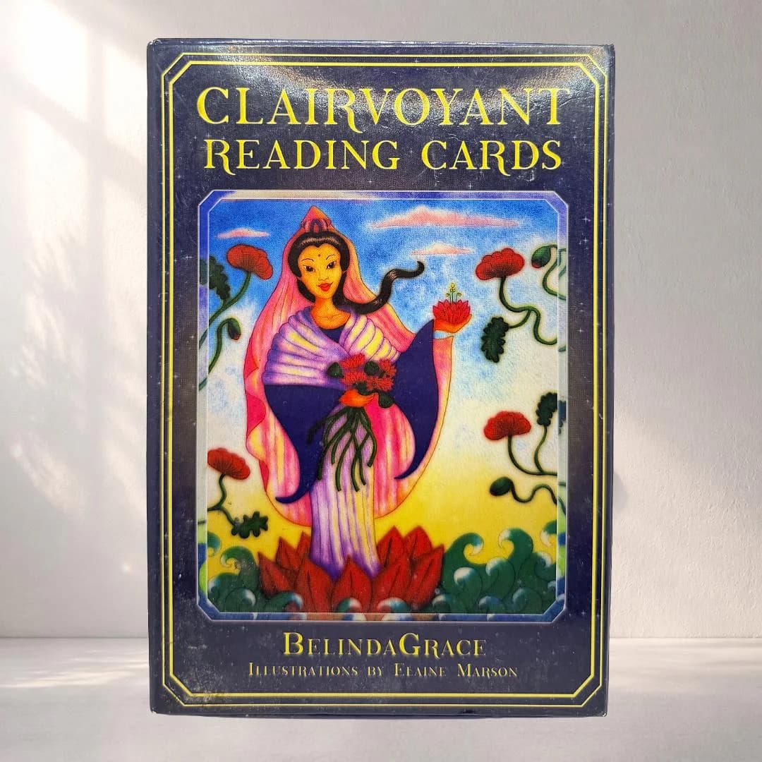 Clairvoyant Reading Cards by Belinda Grace 2015 Edition of the Original 2009 | Complete 36-Card Oracle Deck + Guidebook | Metta-Blessed™