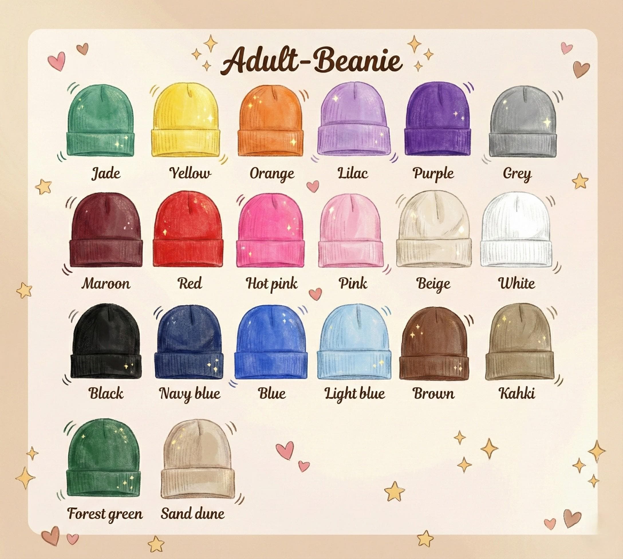 Custom Name Beanie, Personalized Embroidered Knit Hat, Cozy Winter Beanie - image 5