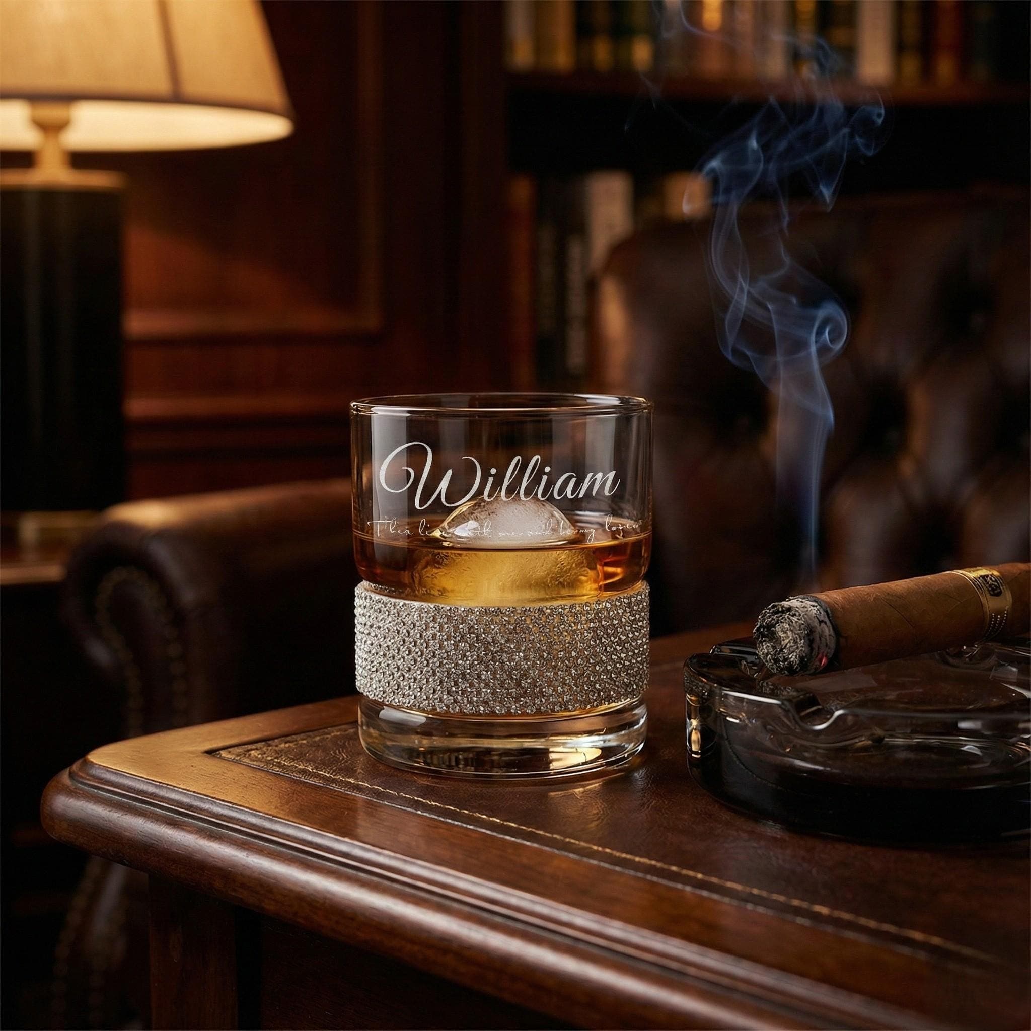 Personalized Engraved Whiskey Glass, Custom Name and Logo Tumbler, Groomsmen Gift for Men - image 4
