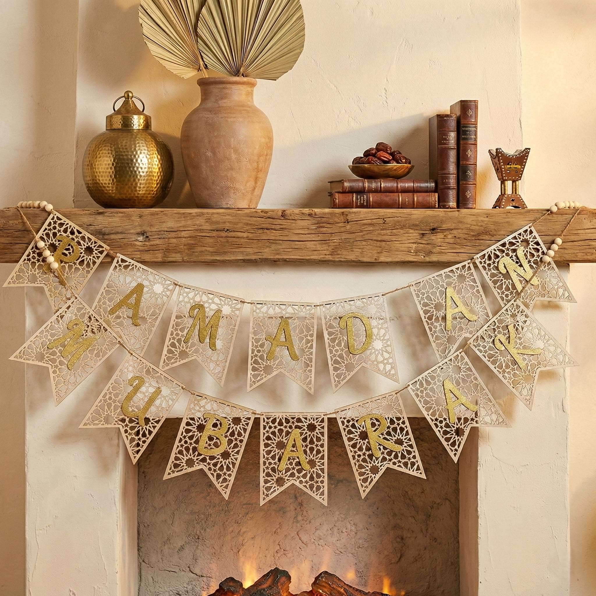 Ramadan Mubarak Garland, Ramadan Decor Banner for Home, Eid Ramadan Decorations, Islamic Wall Hanging, Muslim Ramadan Party Decor - image 5
