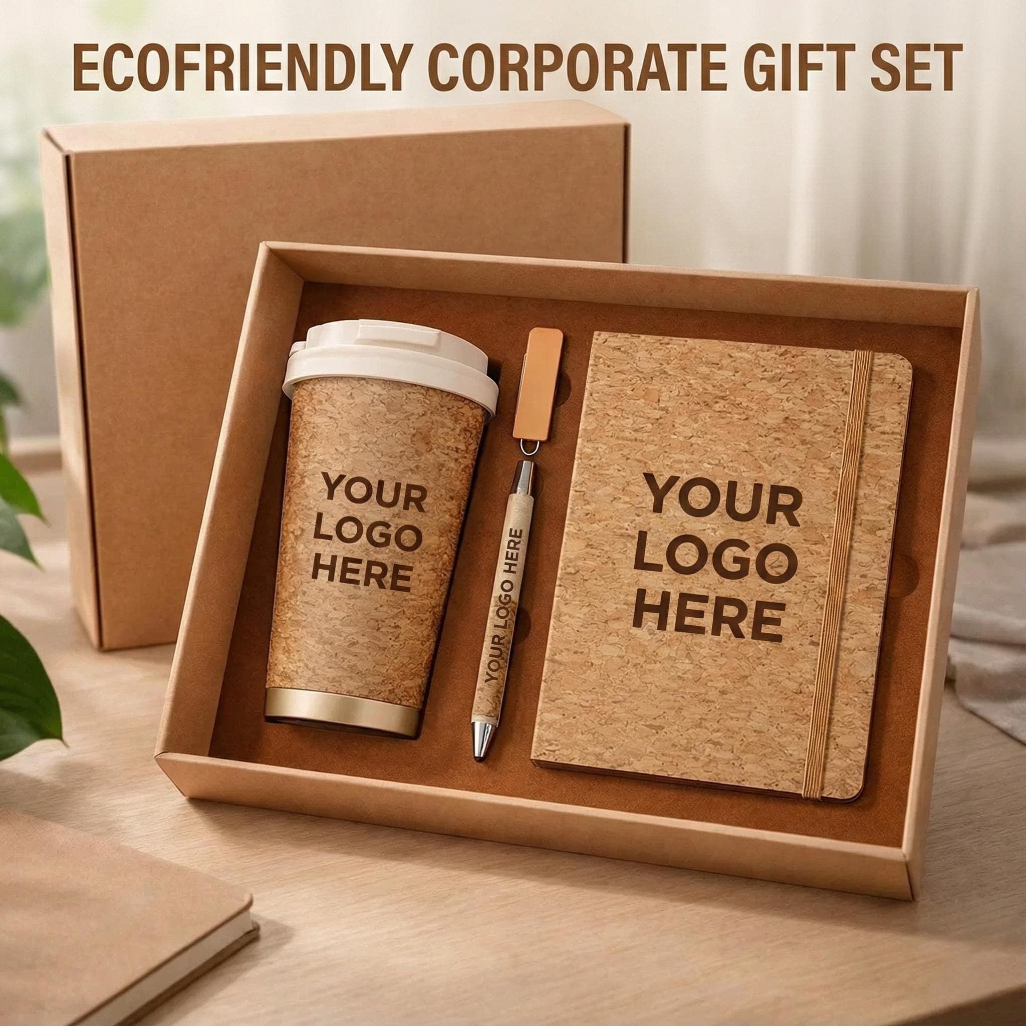 Luxury Corporate Gift Set for Clients, Custom Logo Business Gift Box, Premium Corporate Gifts for Employees & Partners