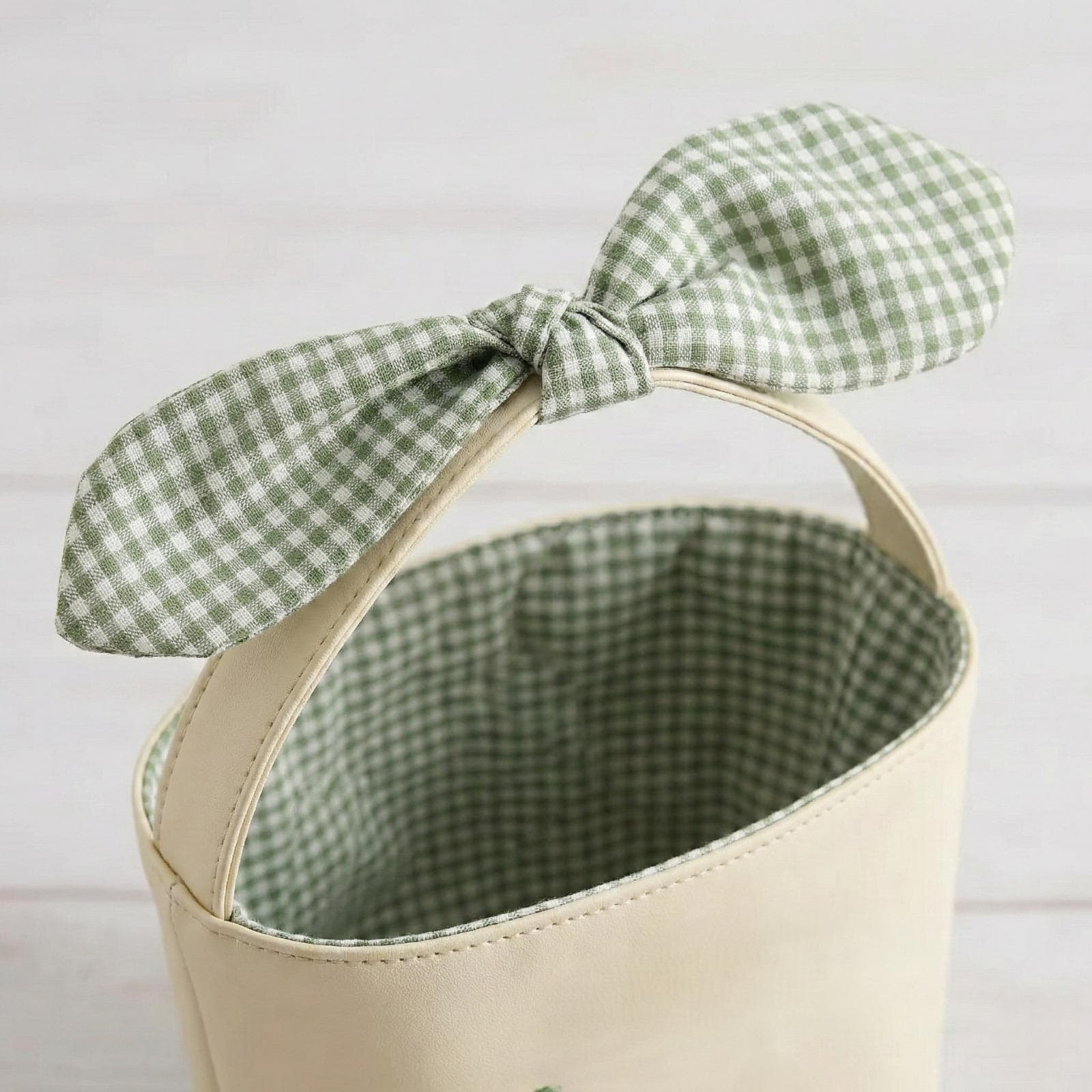 Personalized Easter Basket Liner and Bow, Custom Easter Basket Liner with Name, Monogram Easter Basket for Kids, Baby Boy Girl Tag - image 3