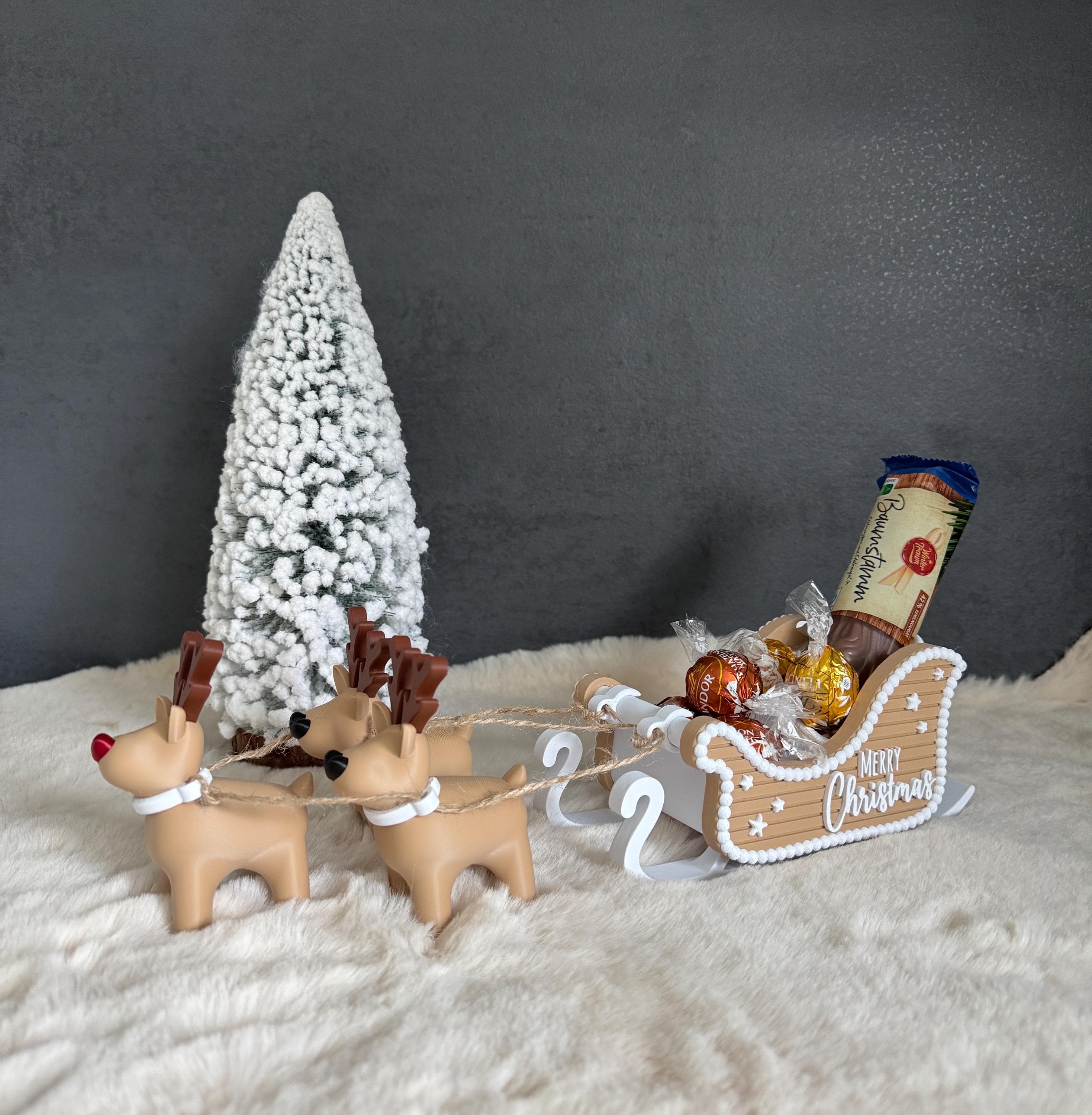 Schlitten Weihnachtsmann