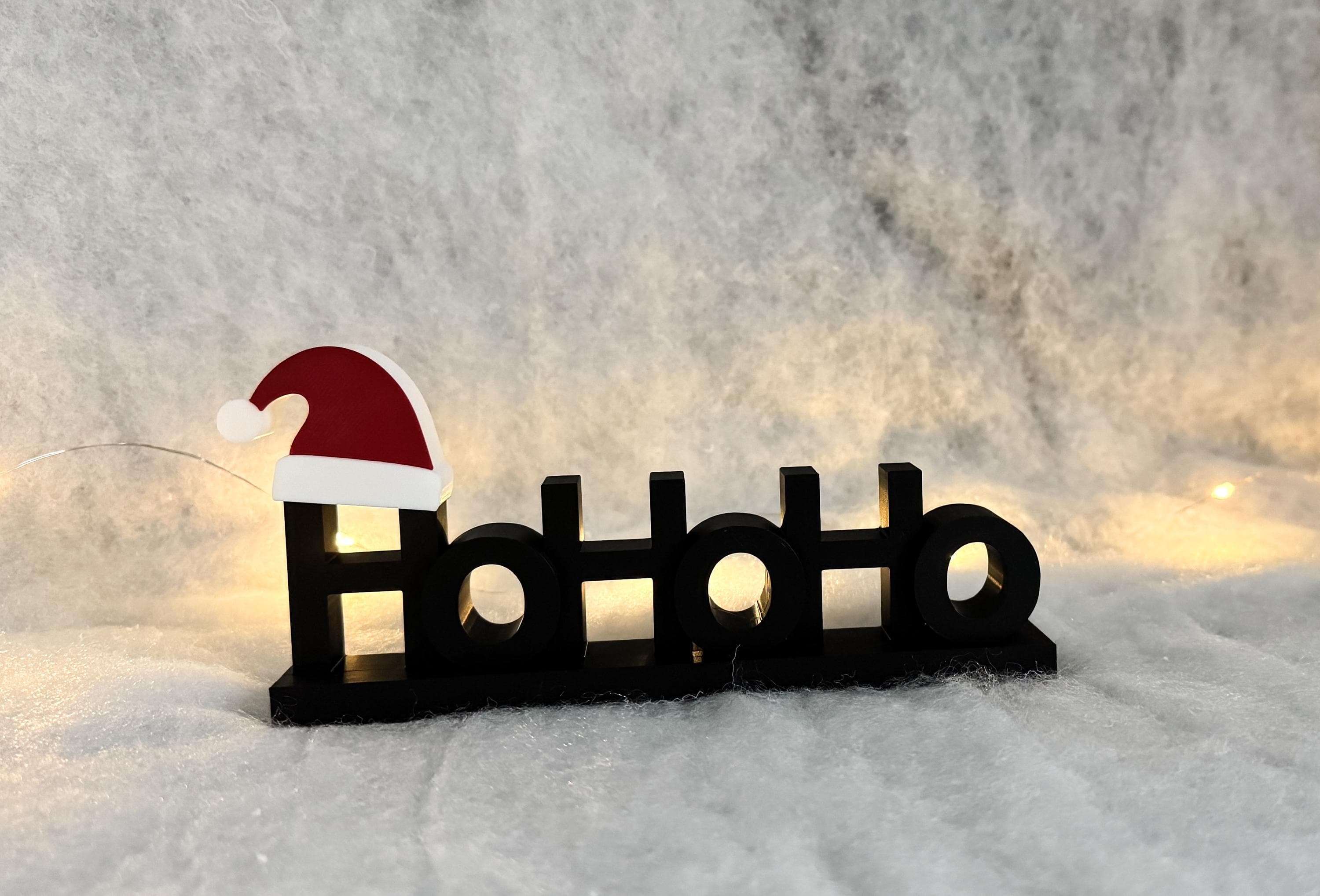 Schriftzug Hohoho | Schriftzug Nikolaus | Schriftzug Weihnachten