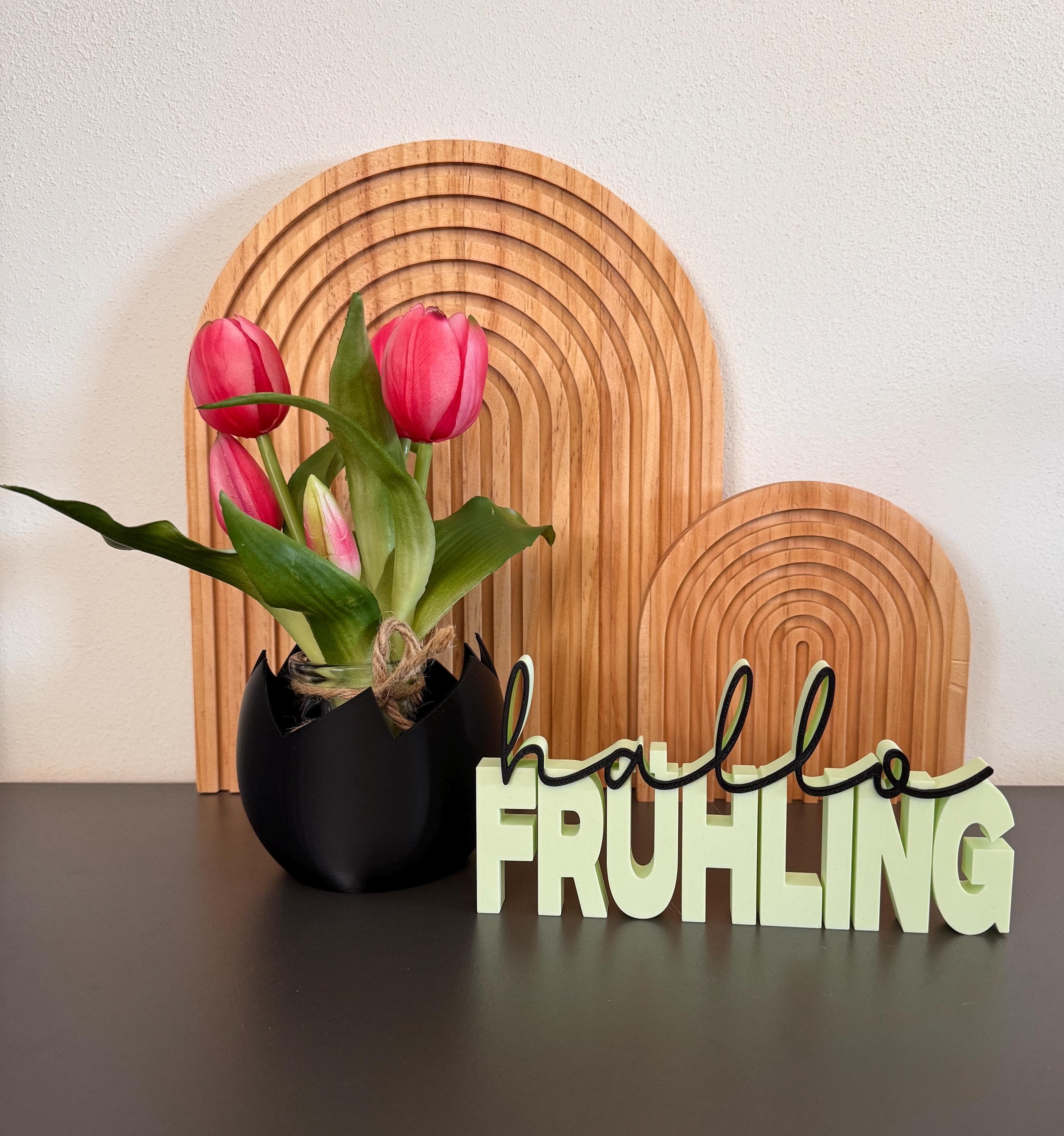 Eierschale | Eierschalen Topf | Osterdeko | Vase | Geschenkidee | Mitbringsel | 3D Druck - image 4