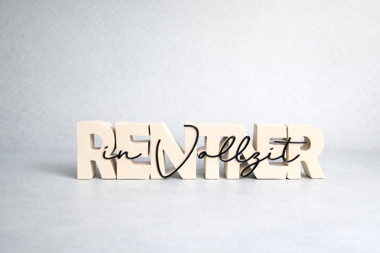 Perfektes Abschiedsgeschenk zum Renteneintritt | Schriftzug Rentner | Rentner in Vollzeit