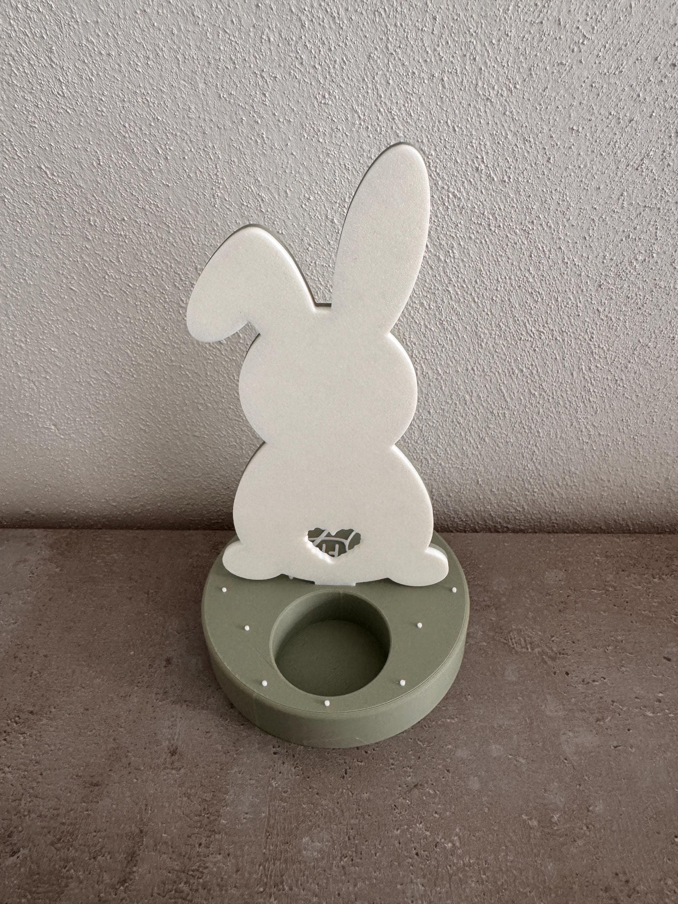 Osterdeko Hase mit Licht | Osterdeko | Ostern | 3D | Hase - image 4