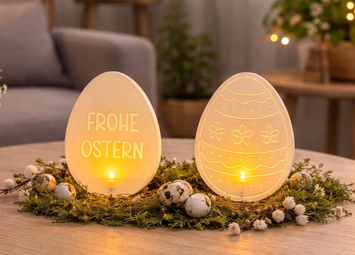 Leuchtbox Ei | Osterei | Ostern | Osterdeko | Leuchtbox | Windlicht