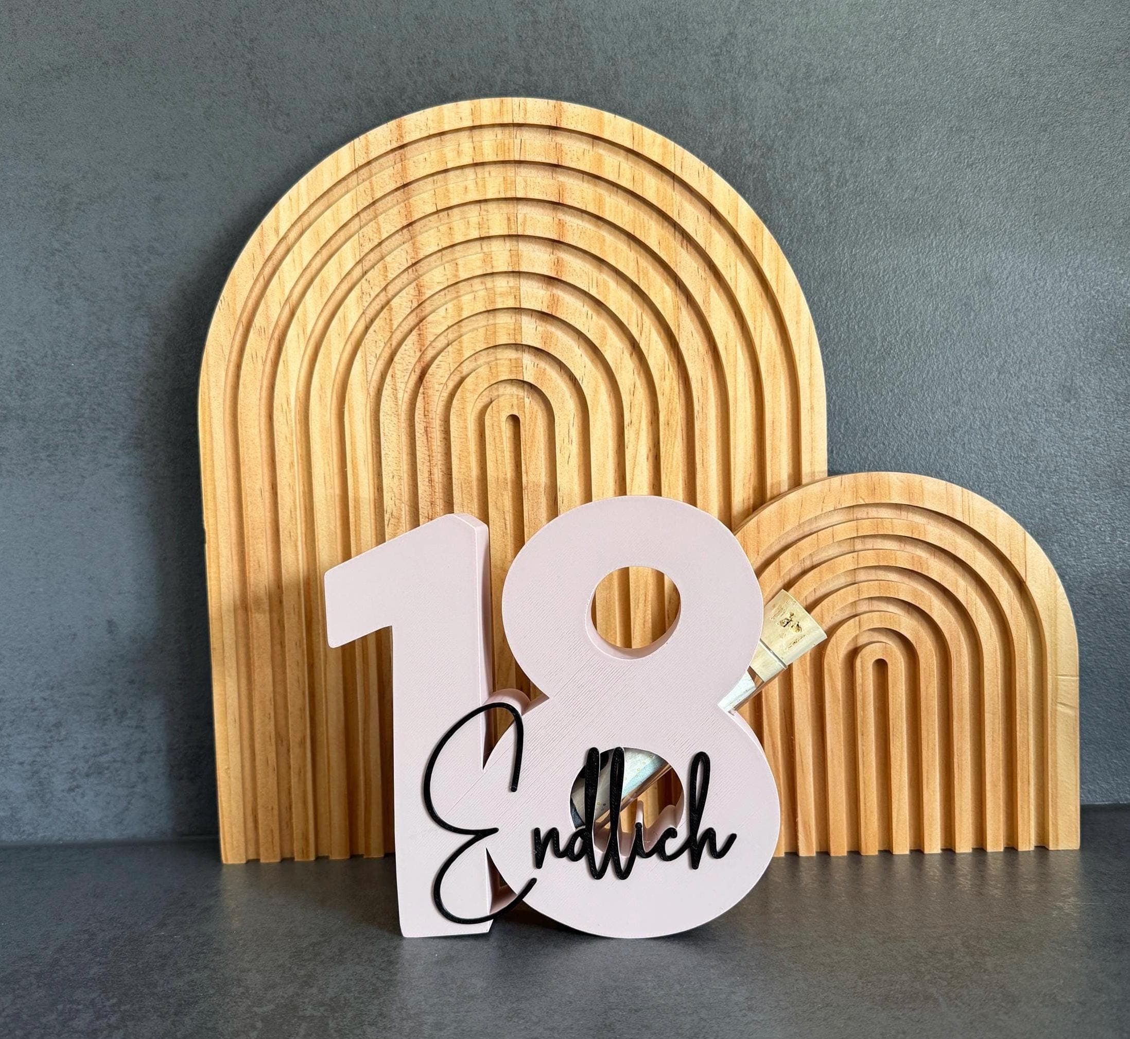 Geldgeschenk 18 | 18. Geburtstag | Geldgeschenk Verpackung | 18 | Geburtstagsgeschenk | Geschenk zum 18. Geburtstag | Geldgeschenk | 3D - image 4