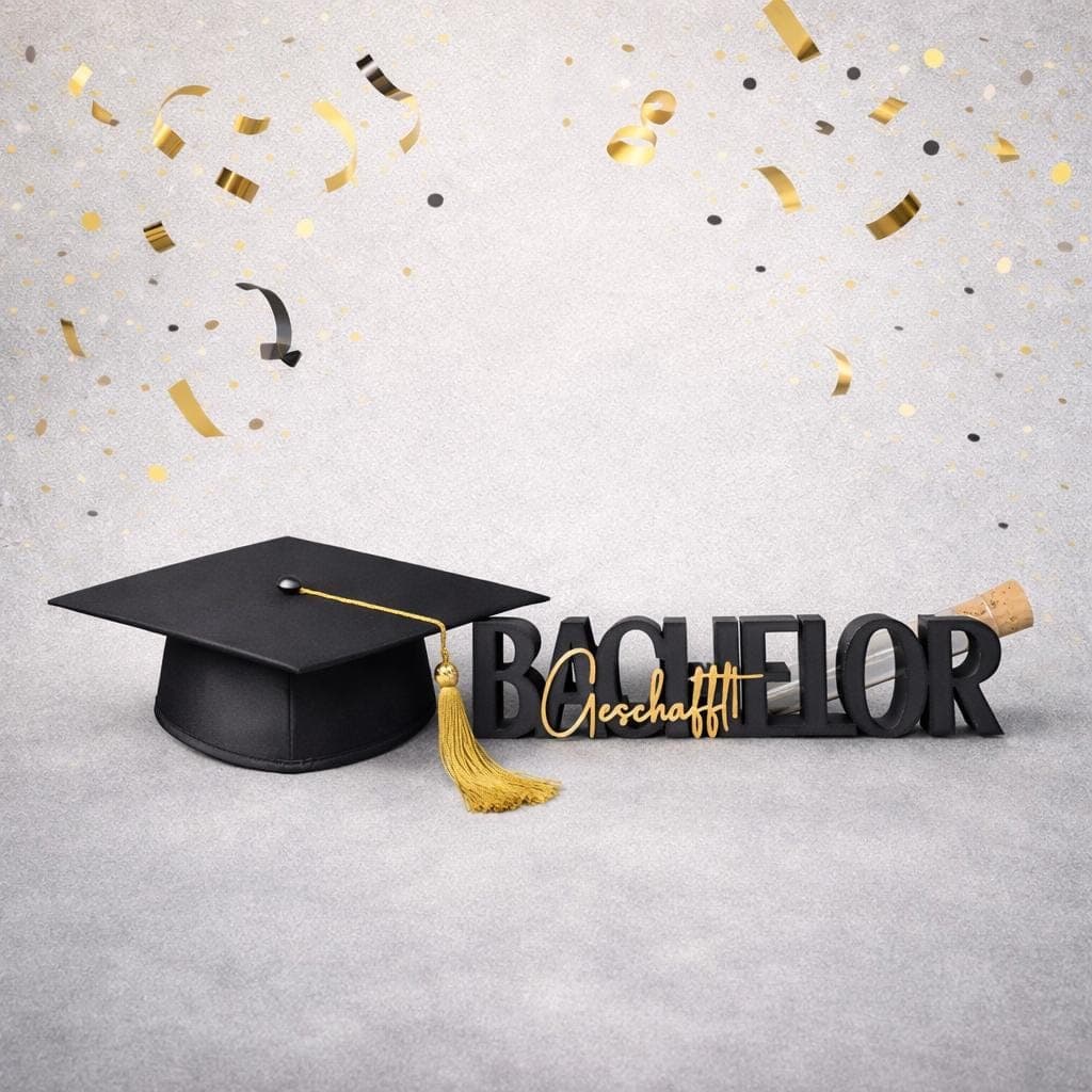 Geldgeschenk Bachelor | Geldgeschenkverpackung | Bachelor | Bachelor geschafft | Studium | Geldgeschenk | 3D Druck | Geschenk Bachelor