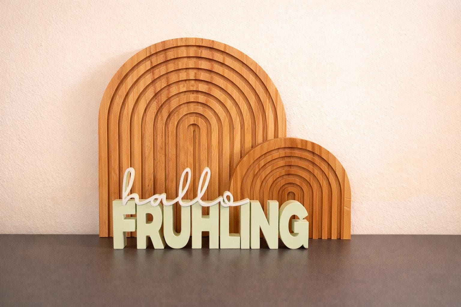 Schriftzug hallo Frühling | Schriftzug | Frühlingsdeko | Schriftzug Frühling - image 3